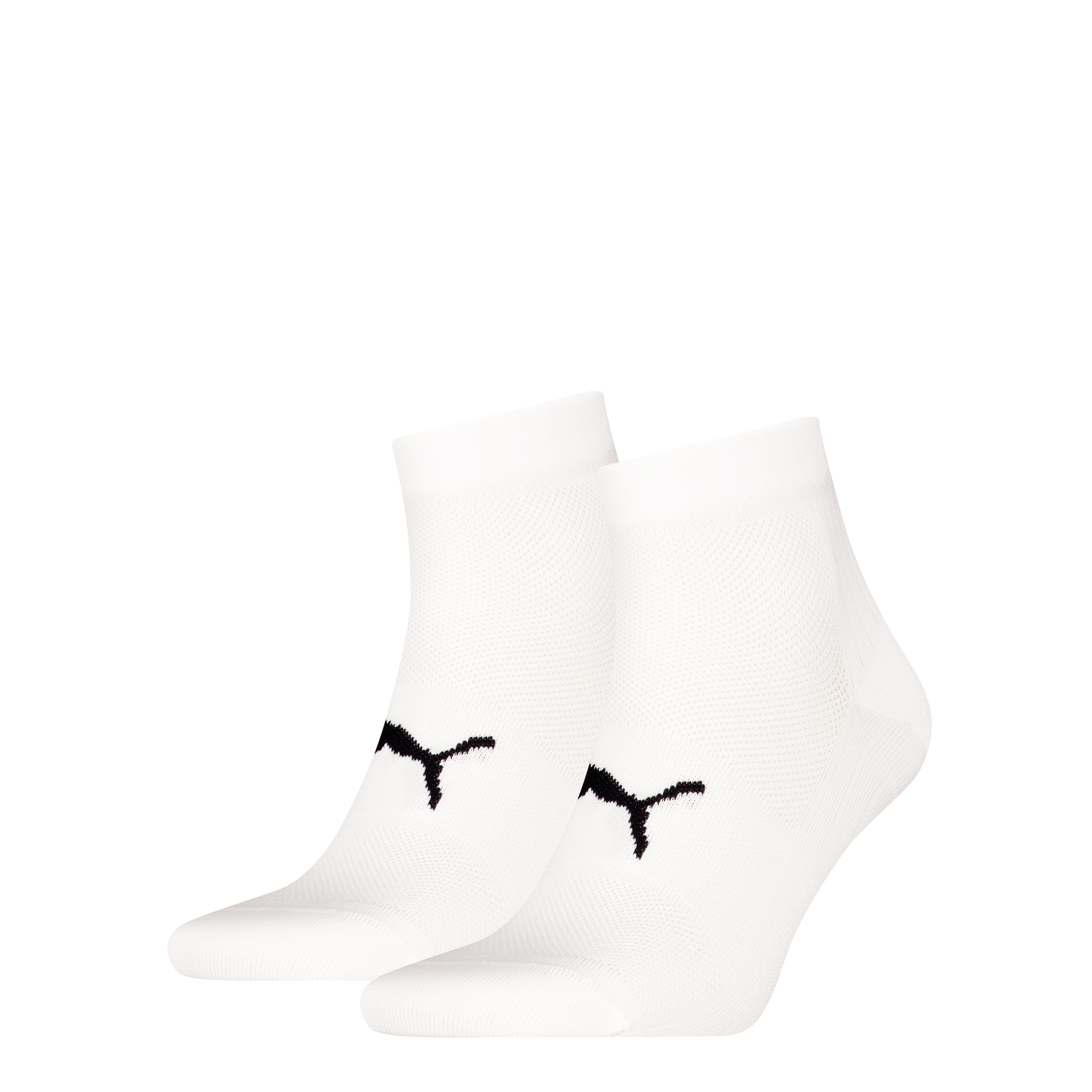 PUMA 1100000002199 "PUMA UNISEX SPORT LIGHT QUARTER 2P" 2 Paar, mit verstärktem Fersen- und Zehenbreich