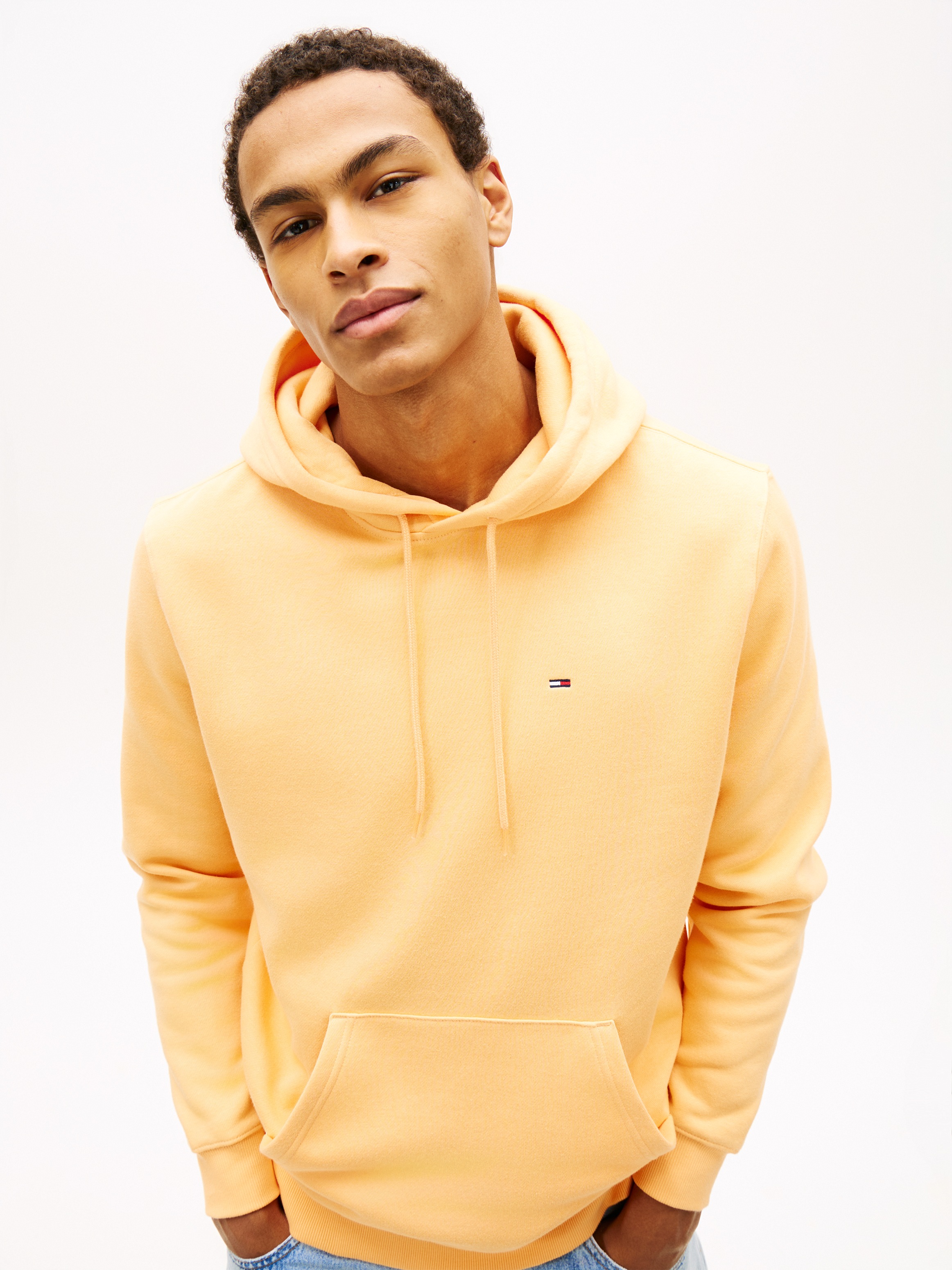 Tommy Jeans Hoodie "TJM REGULAR FLAG", mit bestickten Markenlogo auf Brusth günstig online kaufen