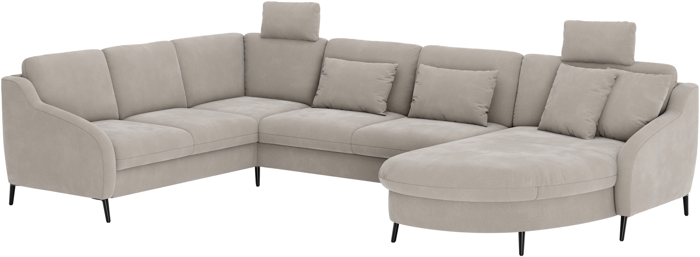 sit&more Wohnlandschaft »Soul U-Form«, wahlweise mit Bettfunktion und Schubkasten
