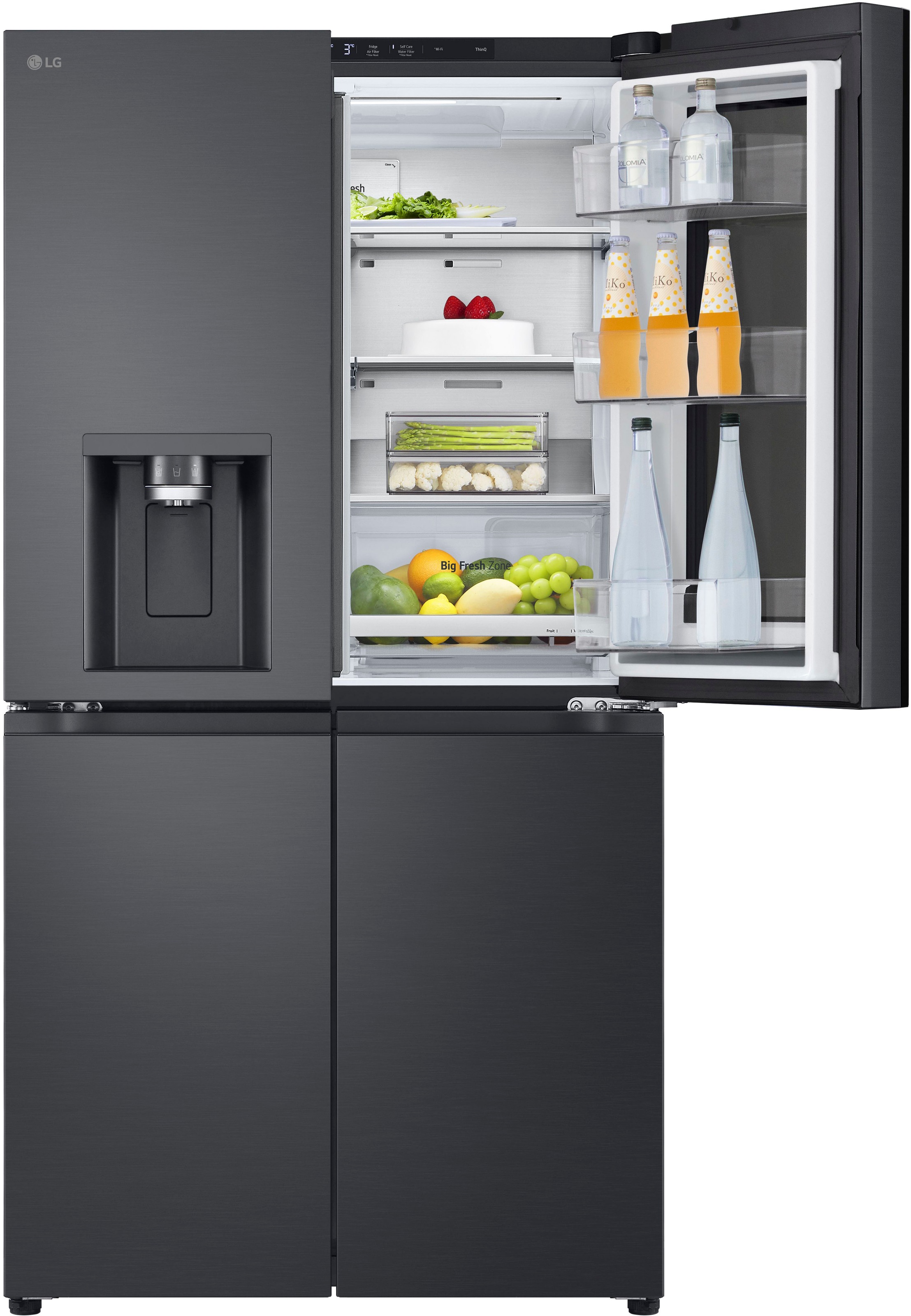 LG Multi Door "GMG960EVEE" 179,2 cm hoch 91,4 cm breit InstaView: zweimal k günstig online kaufen