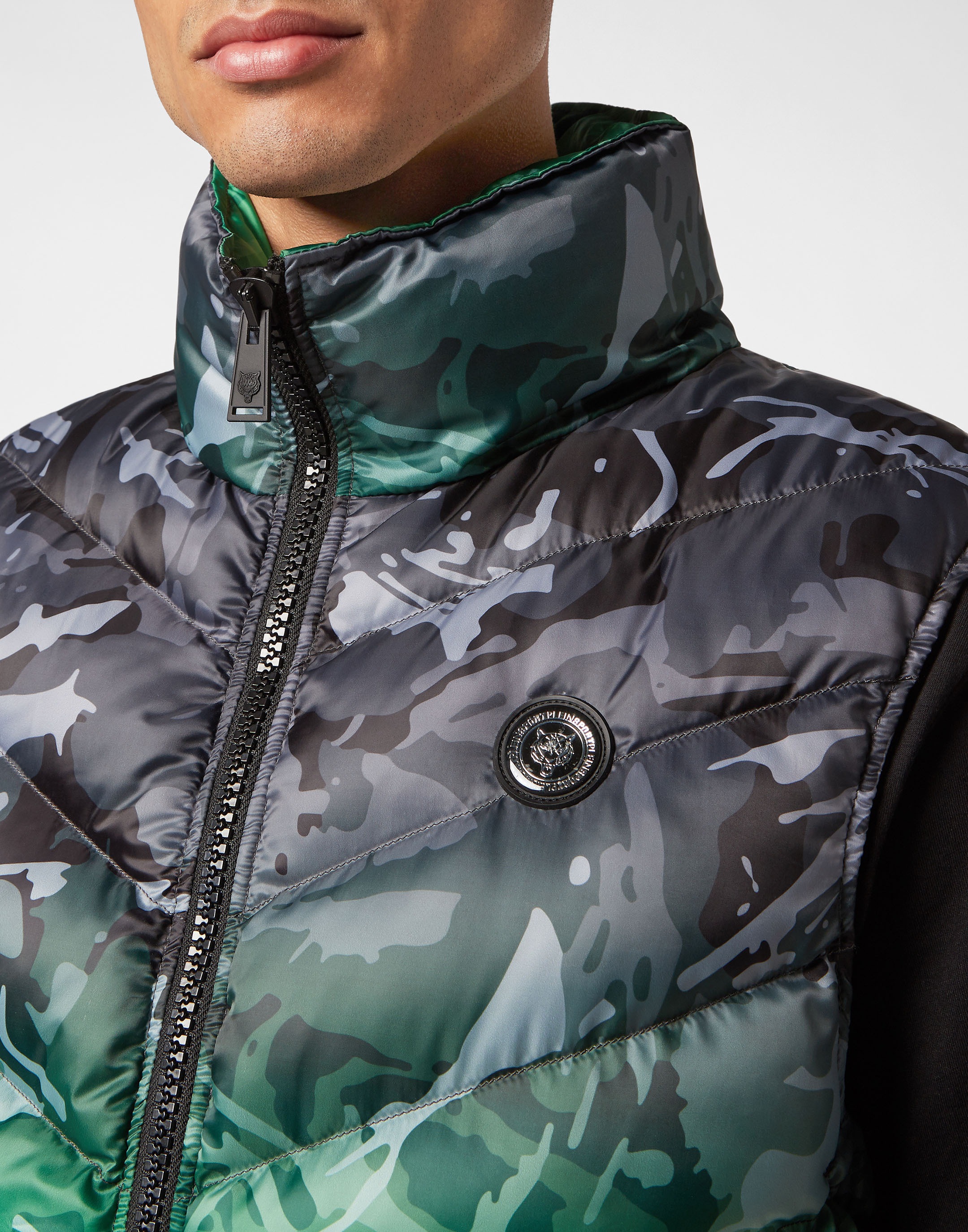 PLEIN SPORT Kurzweste »Camouflage«