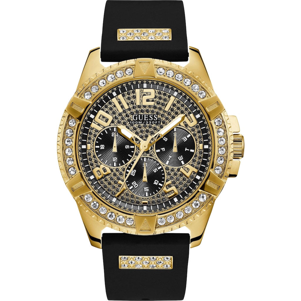 Guess Multifunktionsuhr »FRONTIER, W1132G1«, Armbanduhr, Quarzuhr, Herrenuhr