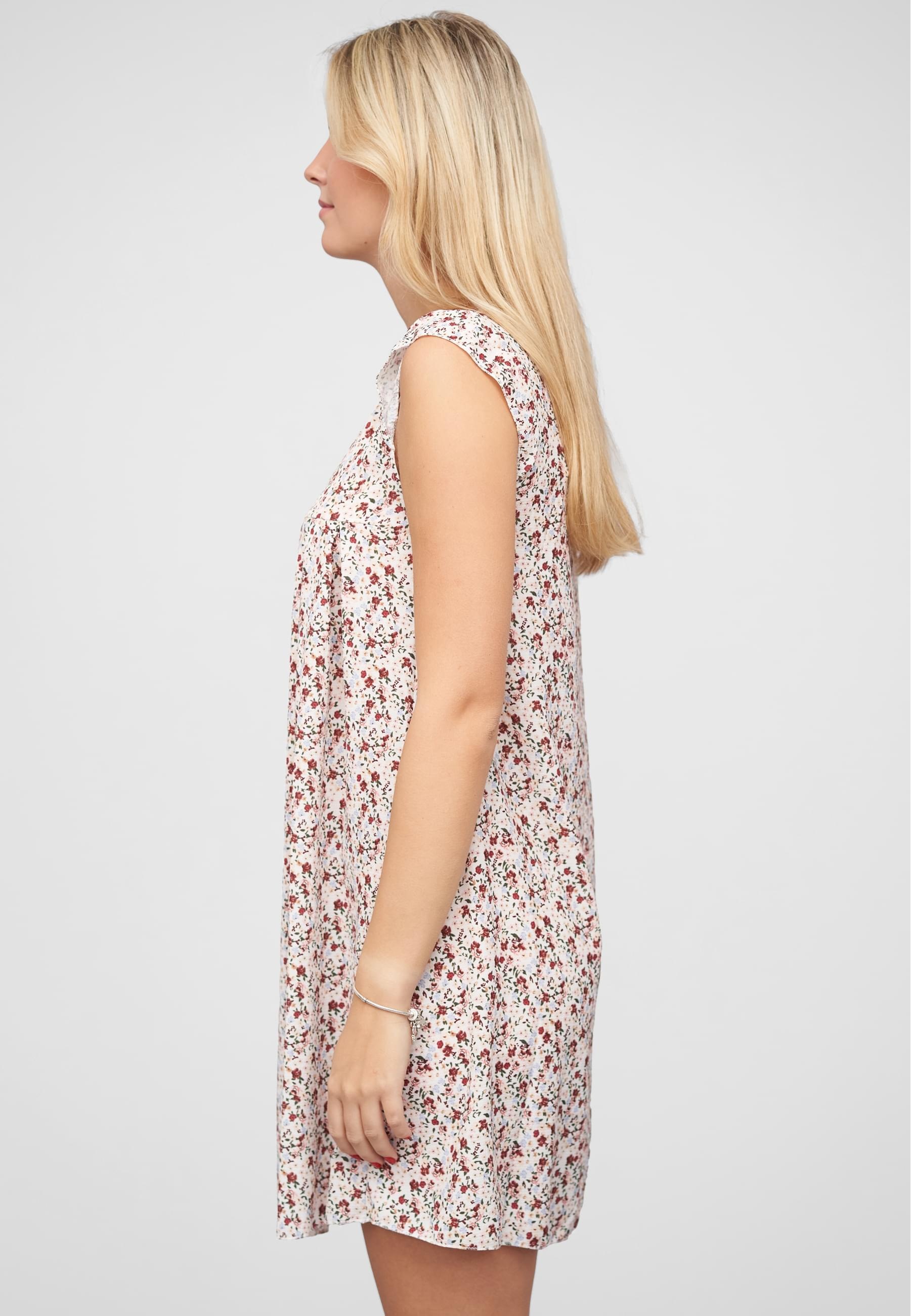 CLOUD 5IVE Shirtkleid »CLOUD 5IVE V-Neck Kleid mit Flügelärmeln« 1 Stk. tlg.