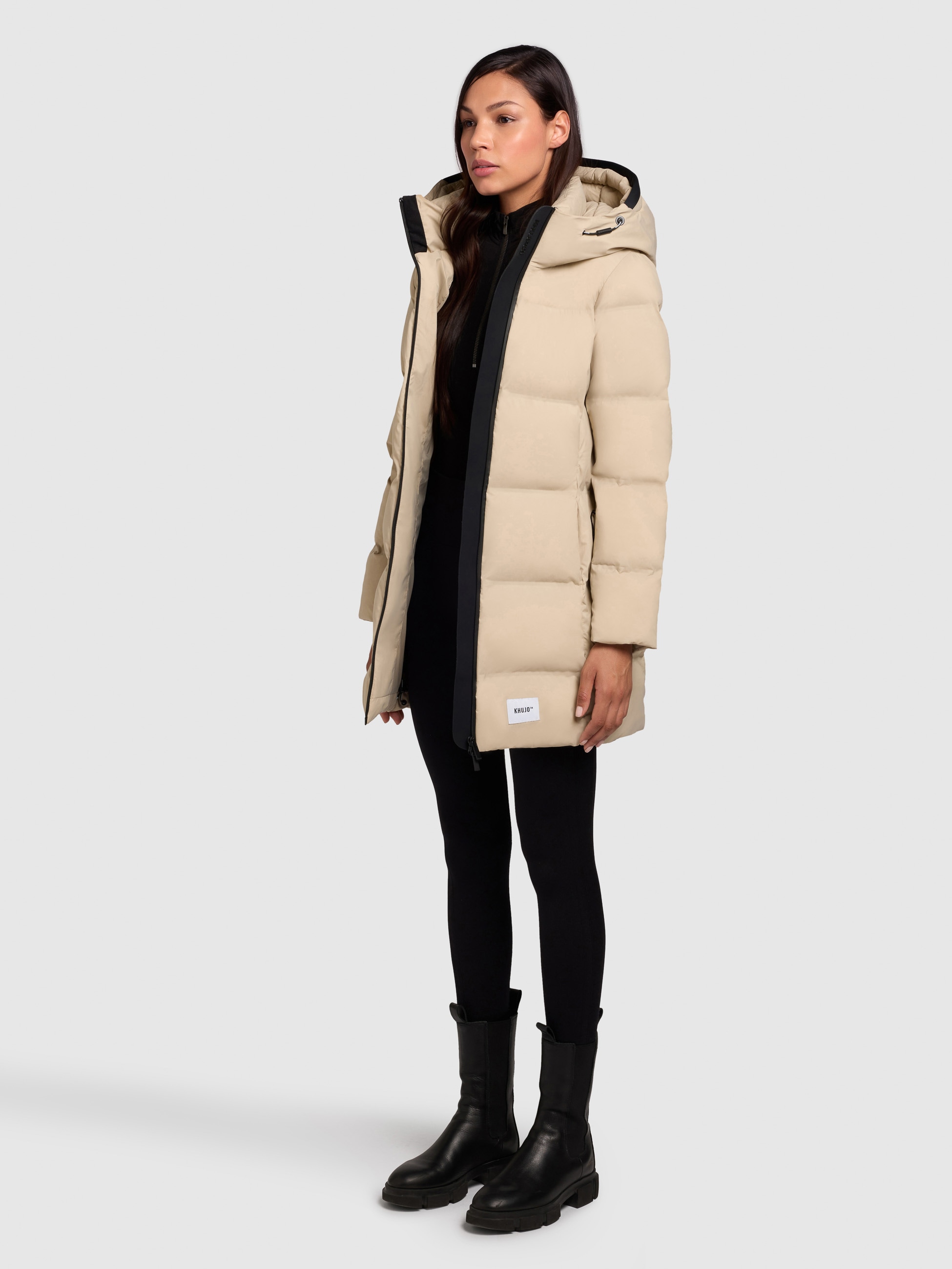 khujo Steppjacke »TANARE3«, mit Kapuze