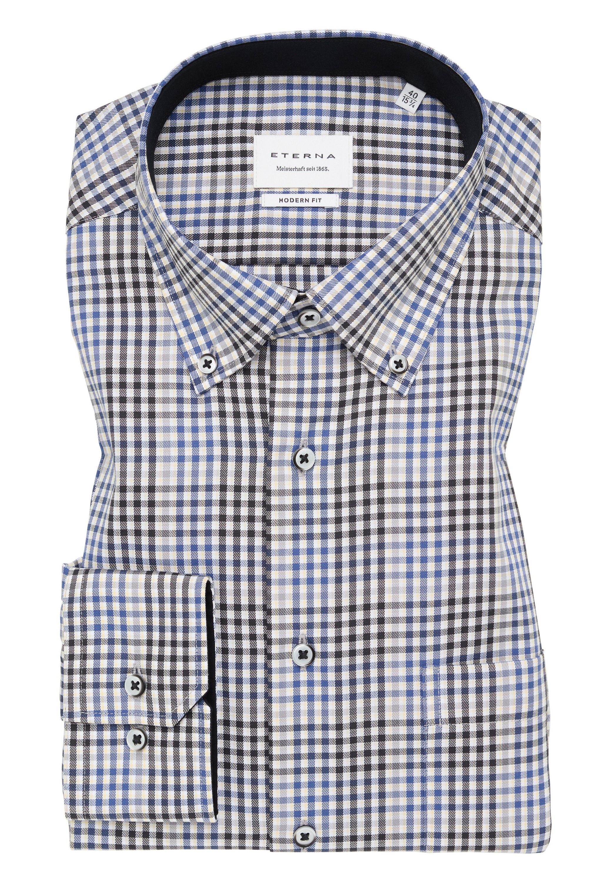 Eterna Langarmhemd »MODERN FIT«, NON IRON (bügelfrei)
