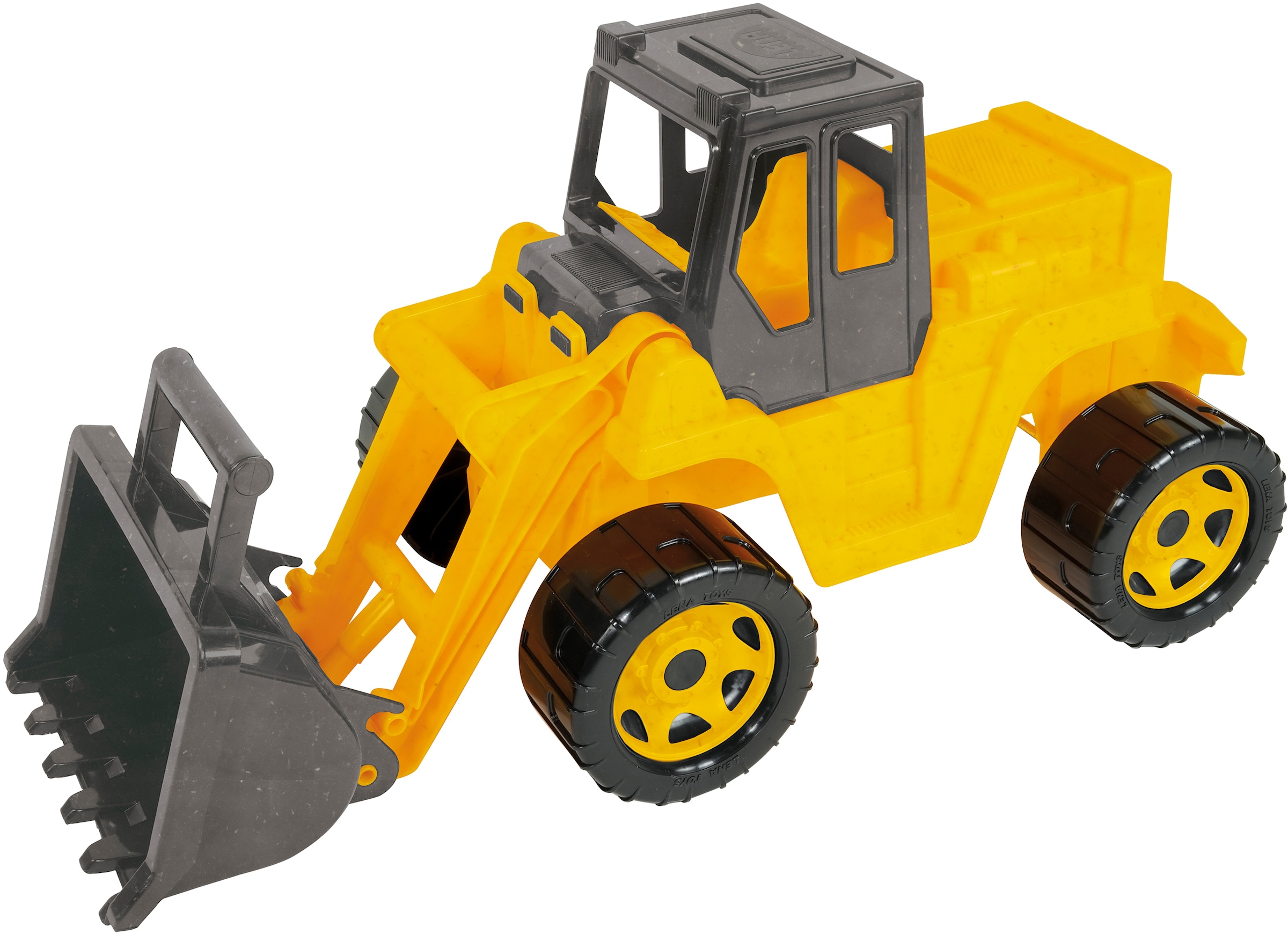 Spielzeug-Aufsitzbagger »Eco GIGA TRUCKS, Aufsitz-Schaufellader«, Made in Europe