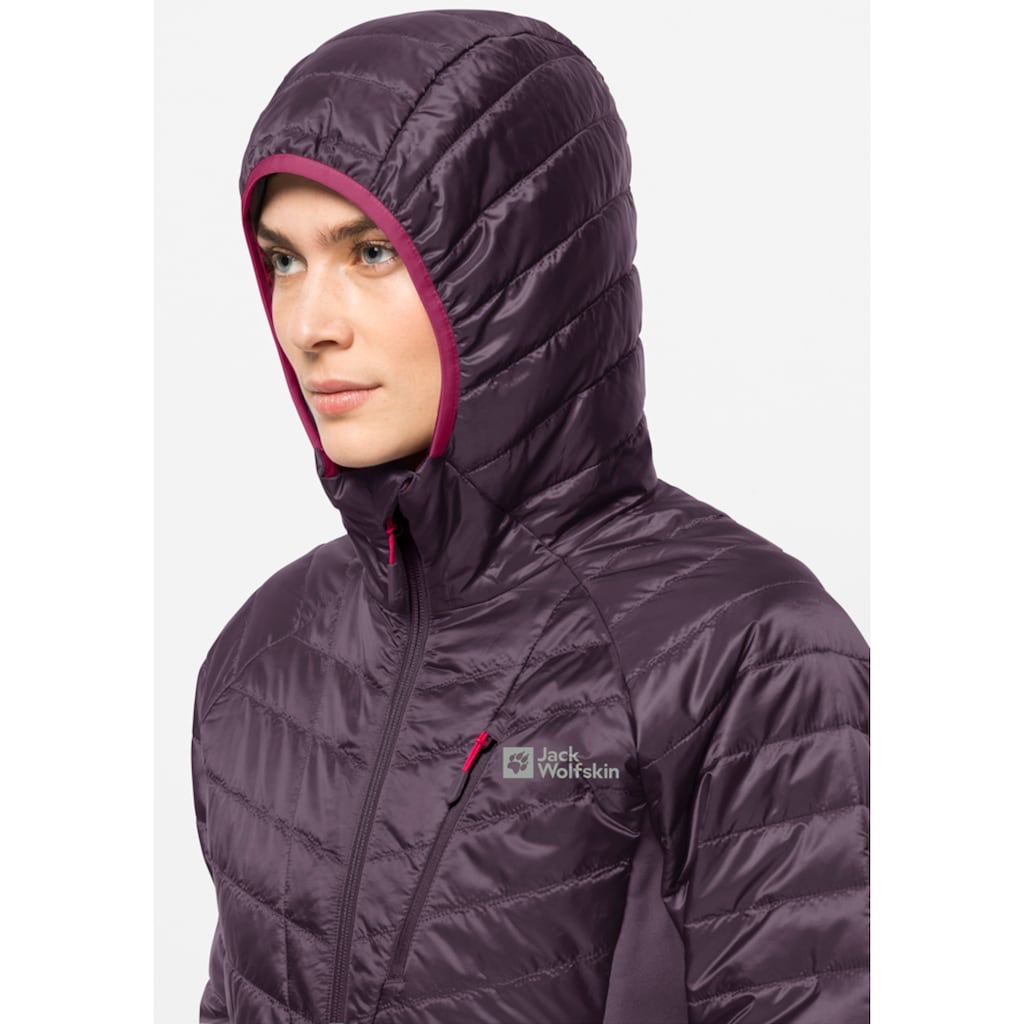 Jack Wolfskin Steppjacke »ROUTEBURN PRO INS JKT W«, mit Kapuze