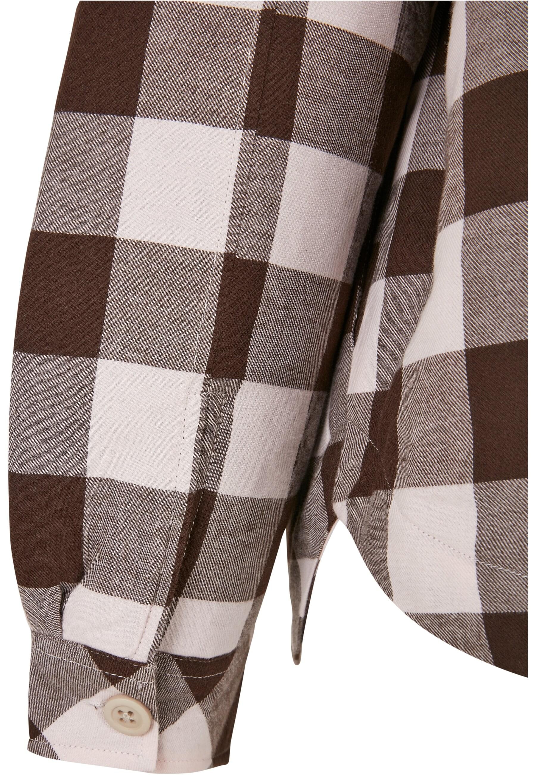 URBAN CLASSICS Allwetterjacke »Urban Classics Damen Ladies Flanell Padded Overshirt«, (1 St.), ohne Kapuze