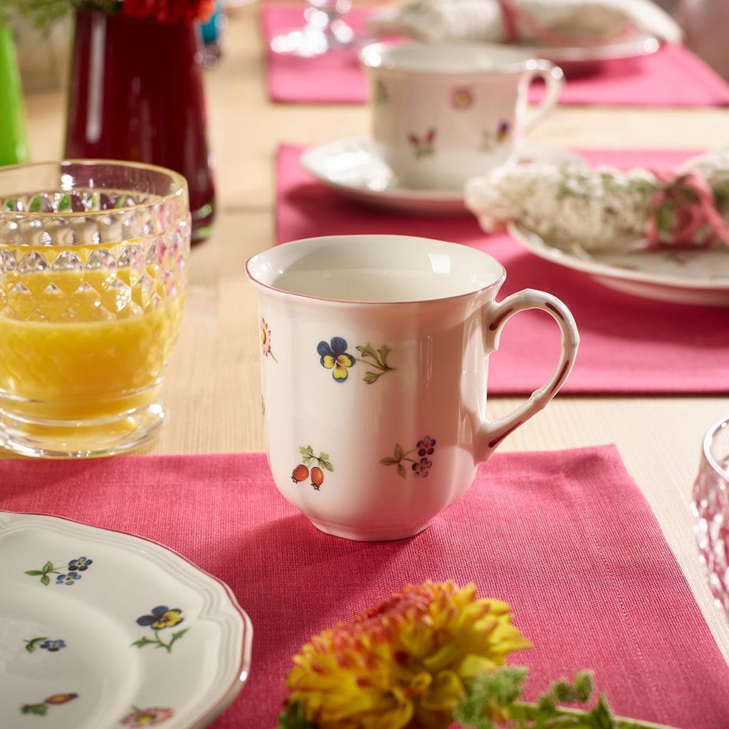 Villeroy & Boch Geschirr-Set »Frühstücks-Set Petite Fleur 18er Set bunt« Spülmaschinenfest, Mikrowellensicher