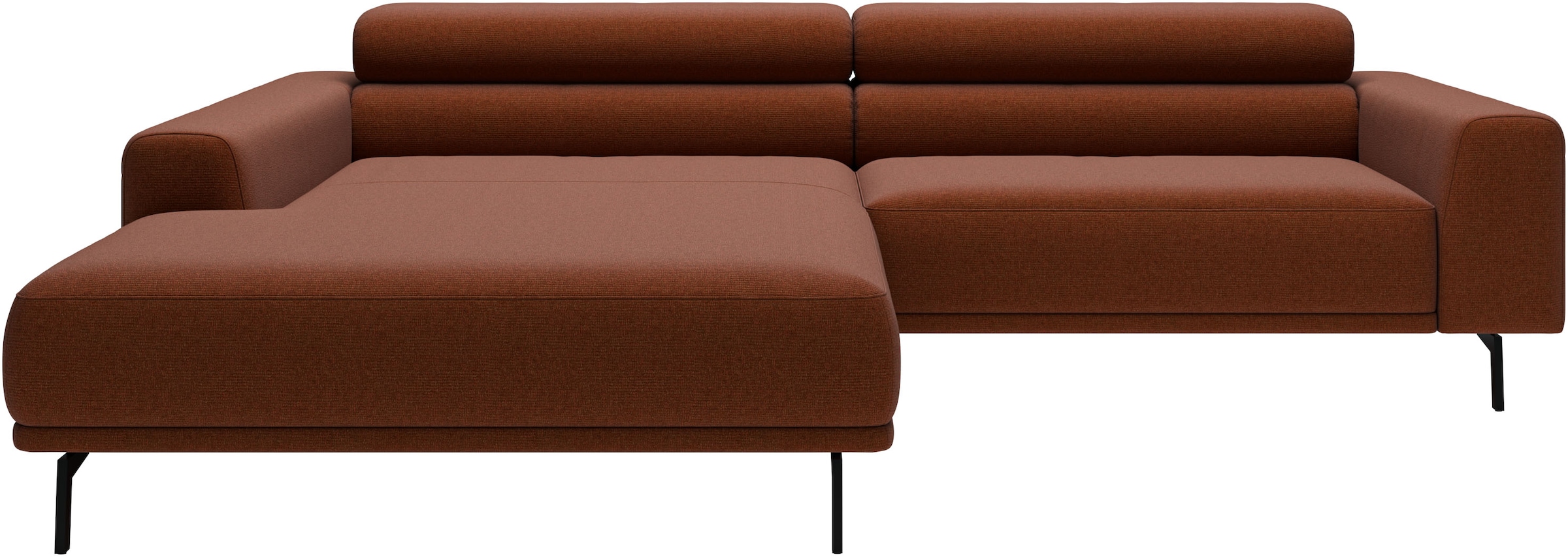 SCHÖNER WOHNEN-Kollektion "Tossa, Modernes Design trifft smarte Funktione, Breite 258 cm" Motorischer Sitzvorzug, Kopfteil-Funktion & Saugroboter-Höhe