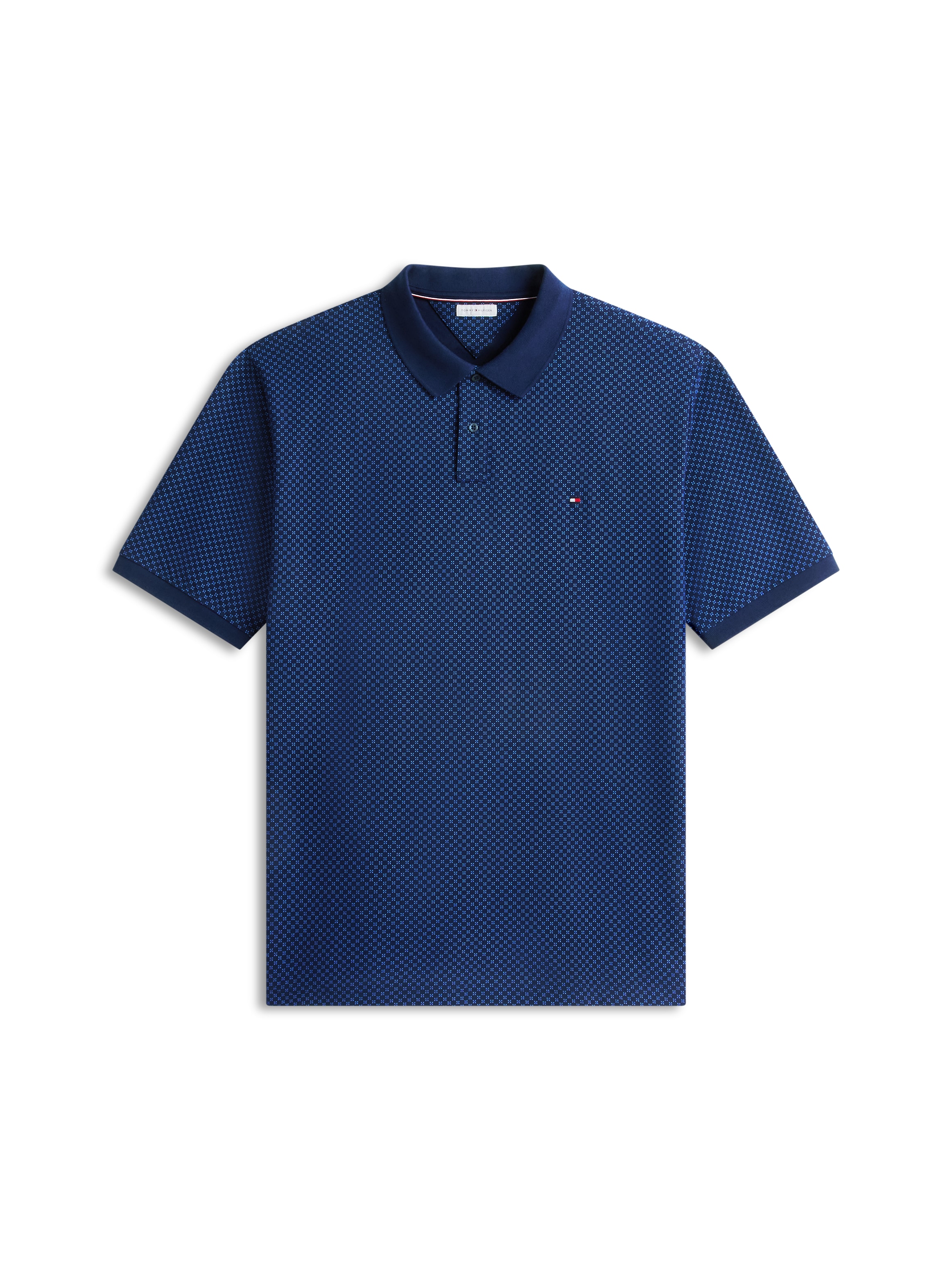 Tommy Hilfiger Big & Tall Poloshirt »BT-MICROPRINT PIQUE REGULAR« mit geometrischem Muster, Große Größen