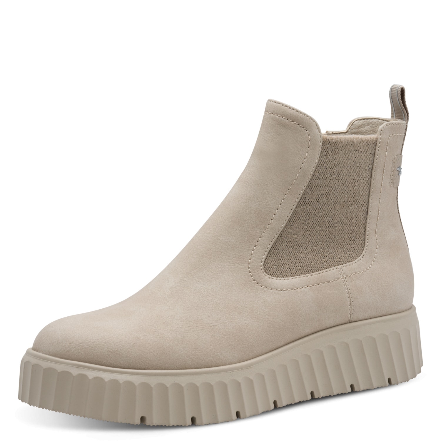 Tamaris Chelseaboots  Plateau, Stiefelette mit praktischem Innenreißverschluss