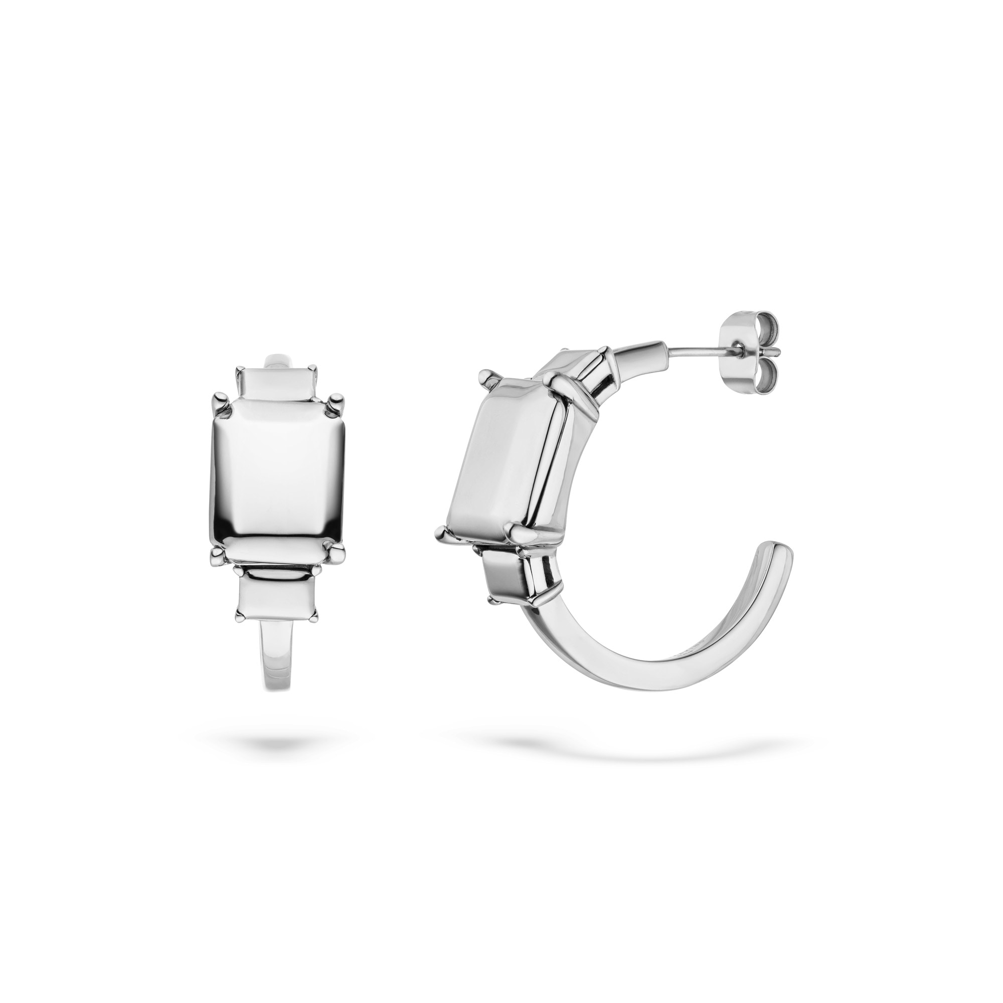 Liebeskind Berlin Paar Creolen »Steel Diamond«
