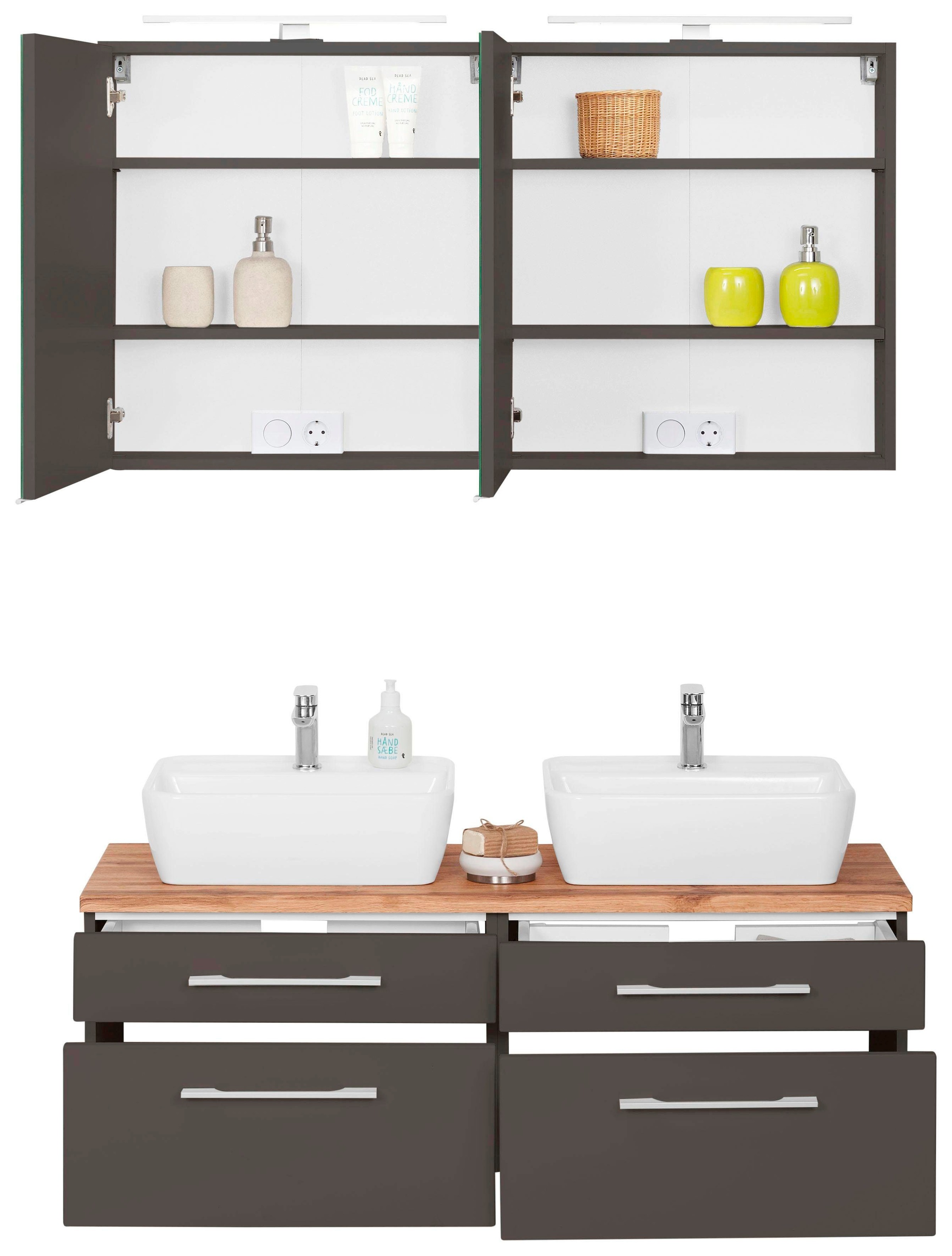 welltime Badmöbel-Set "Davos" 3 Stk. tlg. günstig online kaufen