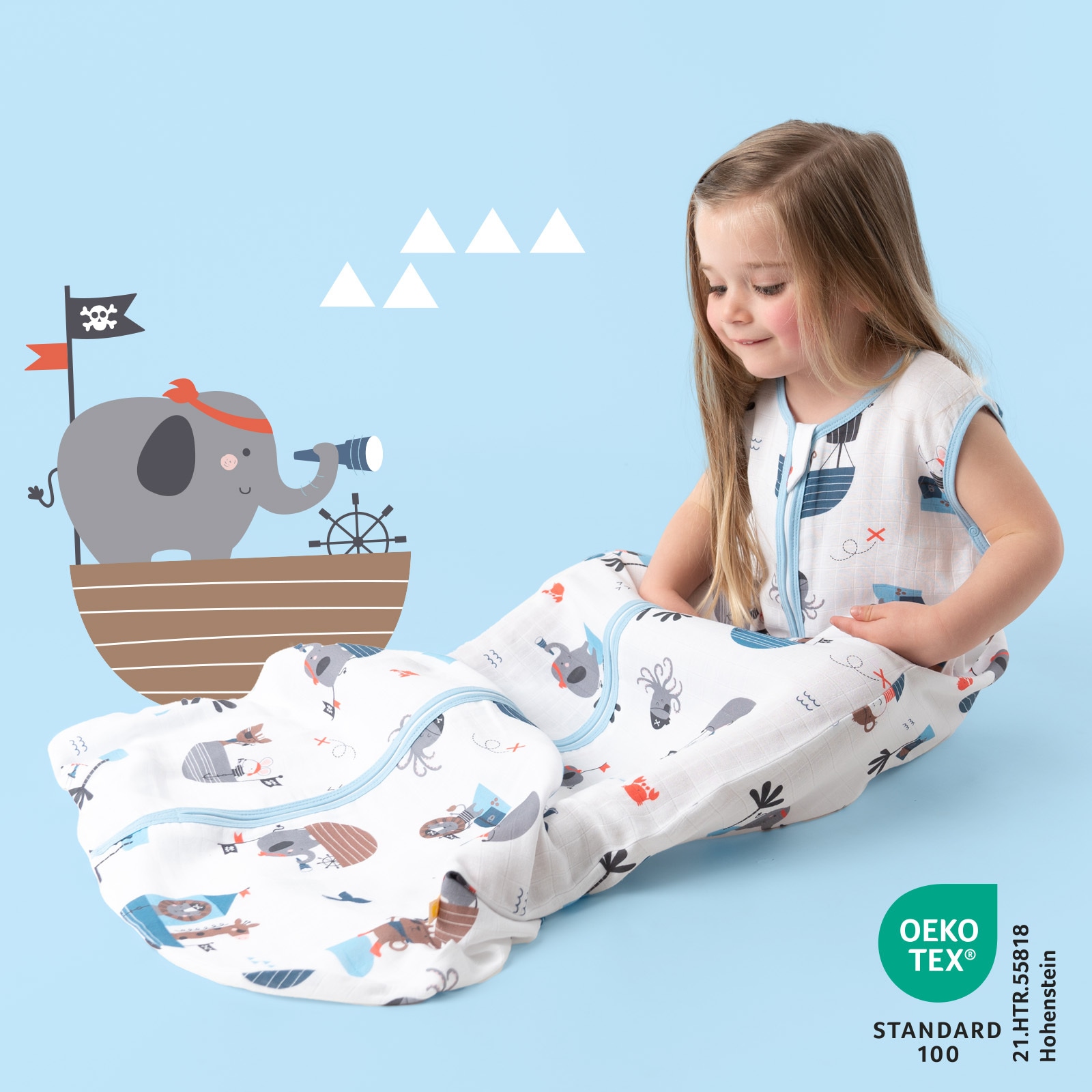 Schlummersack Babyschlafsack »Schlafsack ohne Füßen 0.5 Tog«