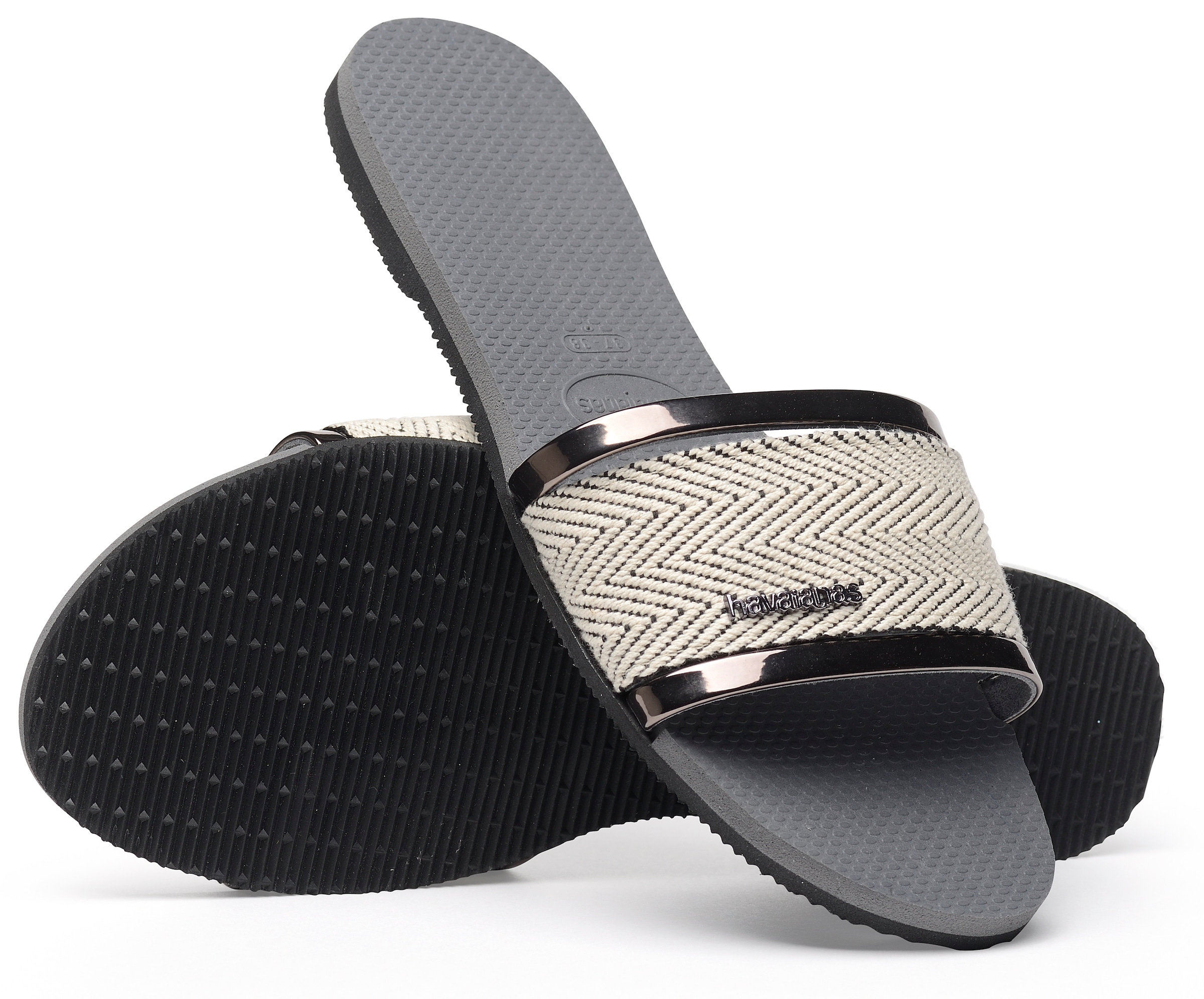 Havaianas Pantolette »YOU TRANSOCO PREMIUM«, Sommerschuh, Schlappen mit glänzenden Details