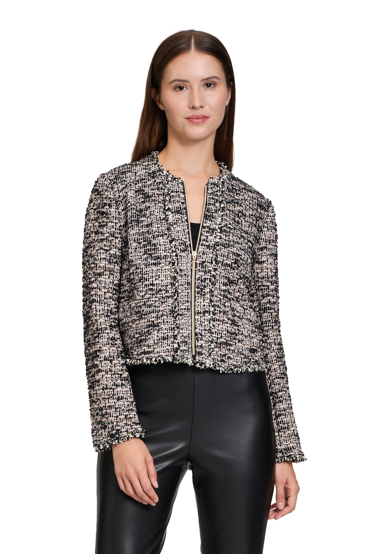 Betty Barclay Jackenblazer "Betty Barclay Damen Blazer-Jacke mit Fransen", günstig online kaufen