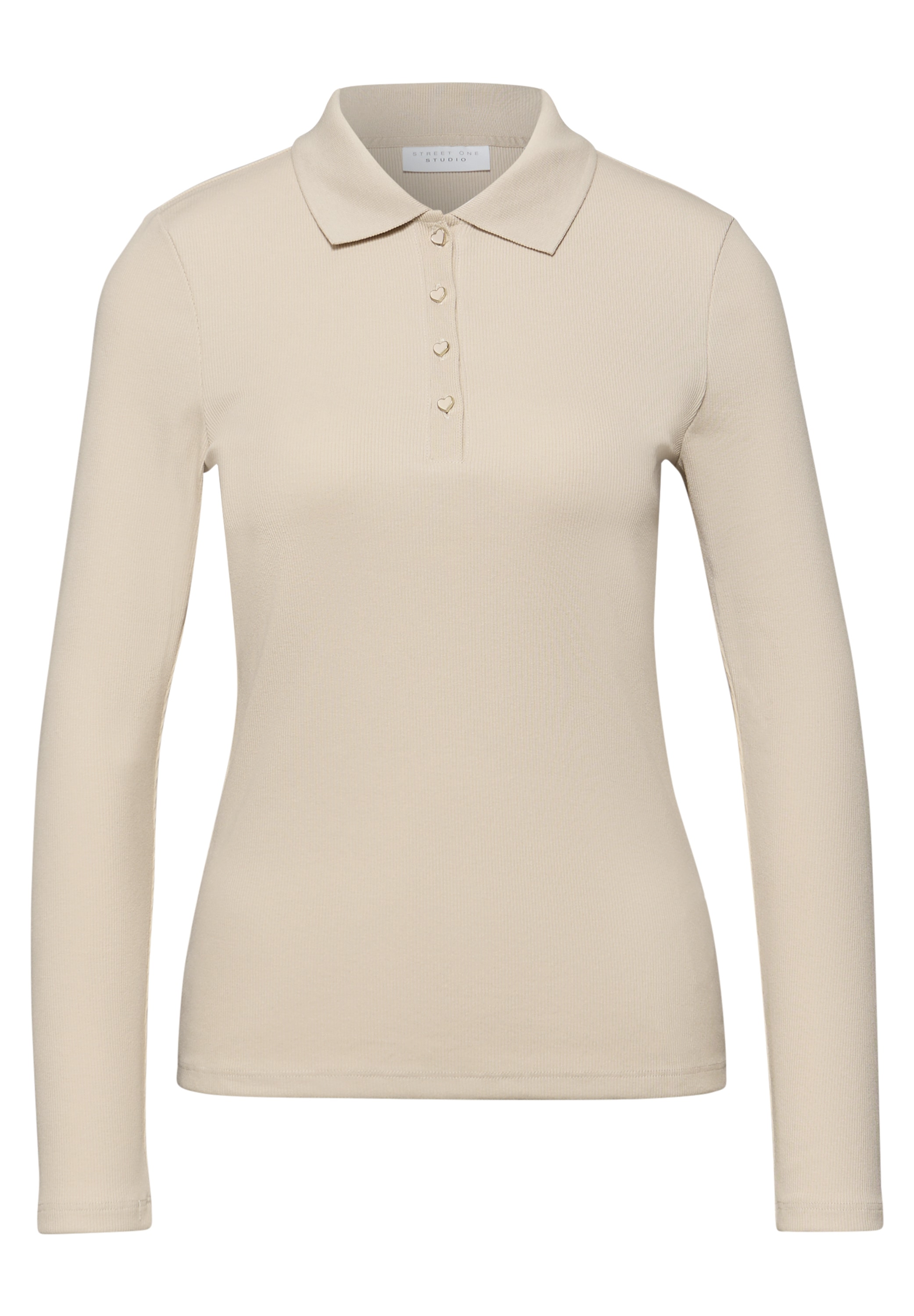 STREET ONE STUDIO Langarmshirt im soften Baumwoll-Mix