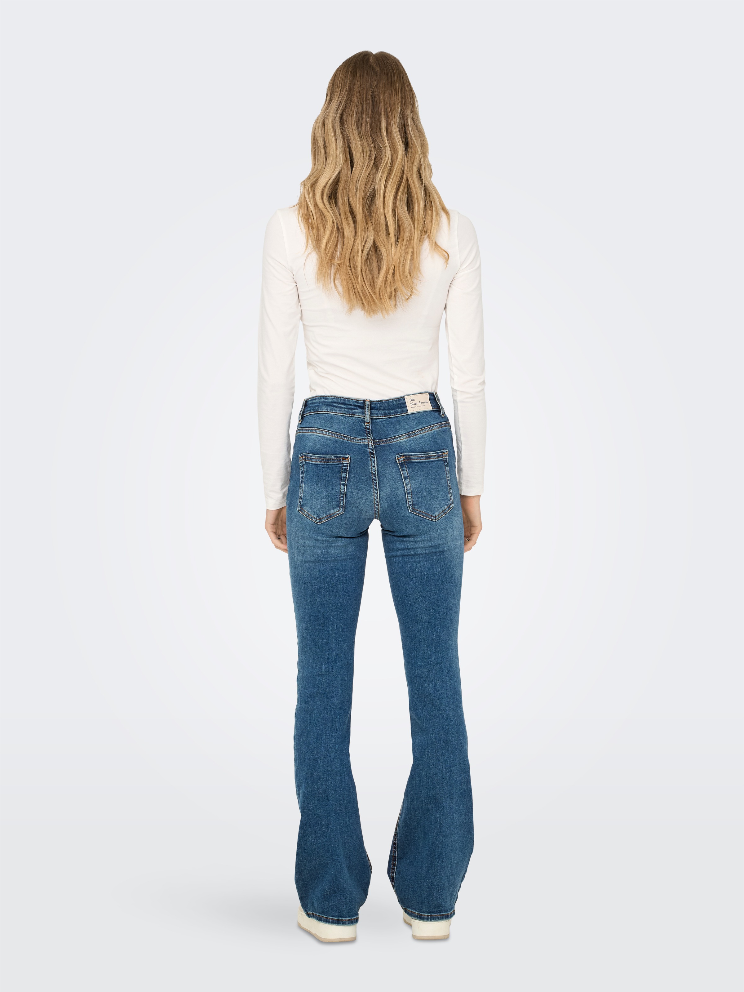 ONLY Bootcut-Jeans »ONLBLUSH MID FLARED DNM DOT741 NOOS«