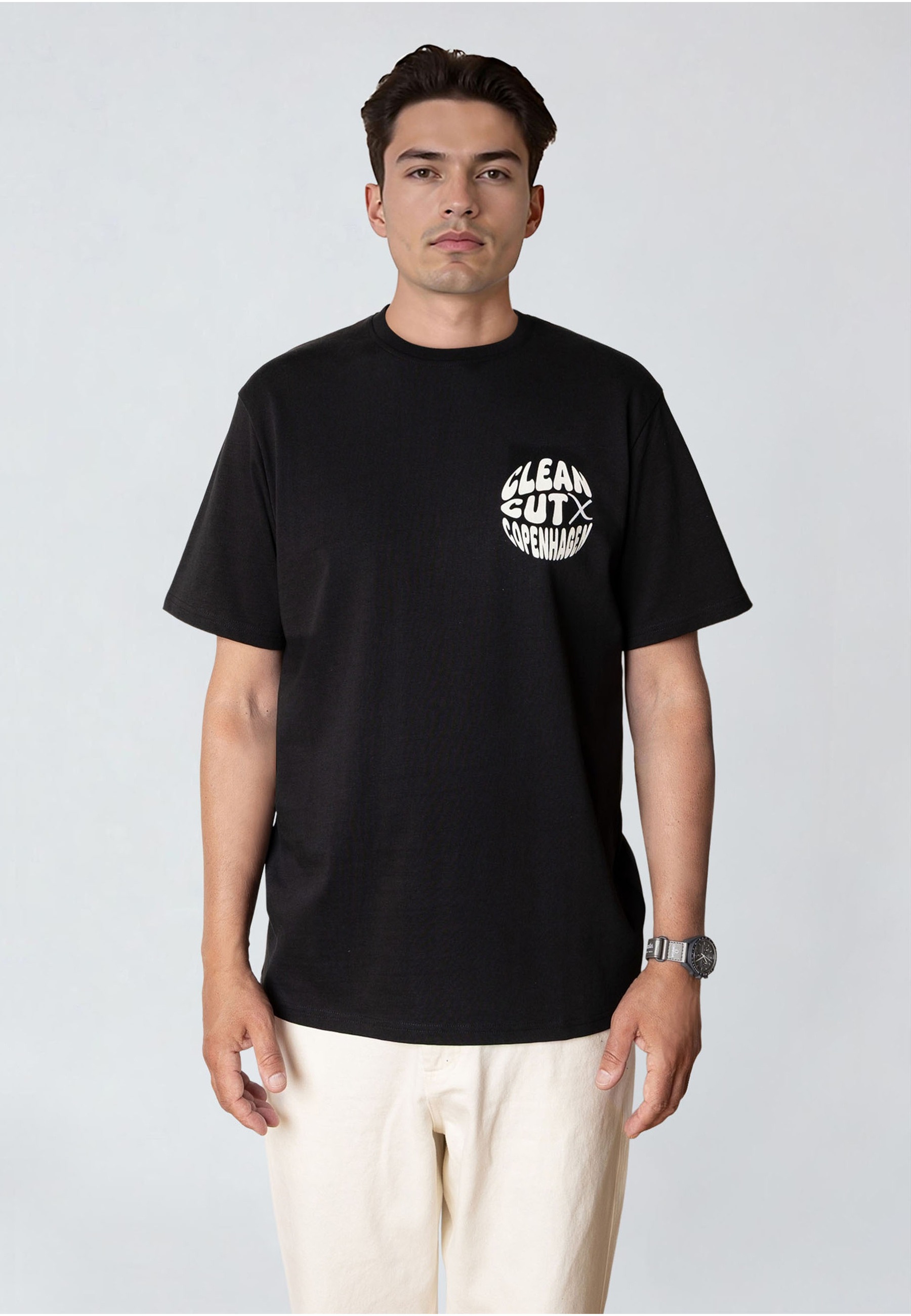 Clean Cut Copenhagen T-Shirt »Clean Cut Copenhagen Circle Logo t-shirt« 1