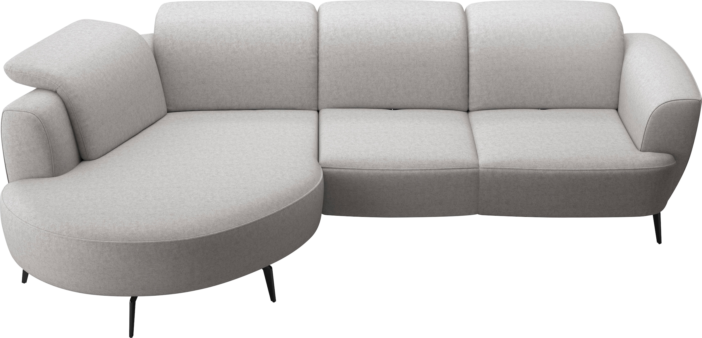 sit&more Ecksofa »Zoe«, ink.Sitztiefenverstellung, wahlweise mit Kopfteilverstellung