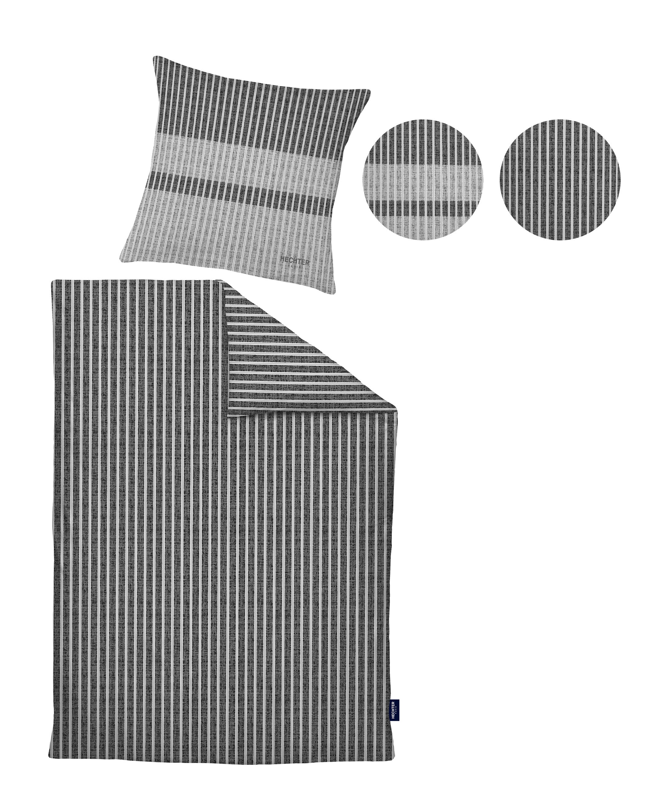 HECHTER PARIS Wendebettwäsche »0041306«, hautsympathisch, 100% Baumwolle, Reißverschluss, ganzjährig, LOGO