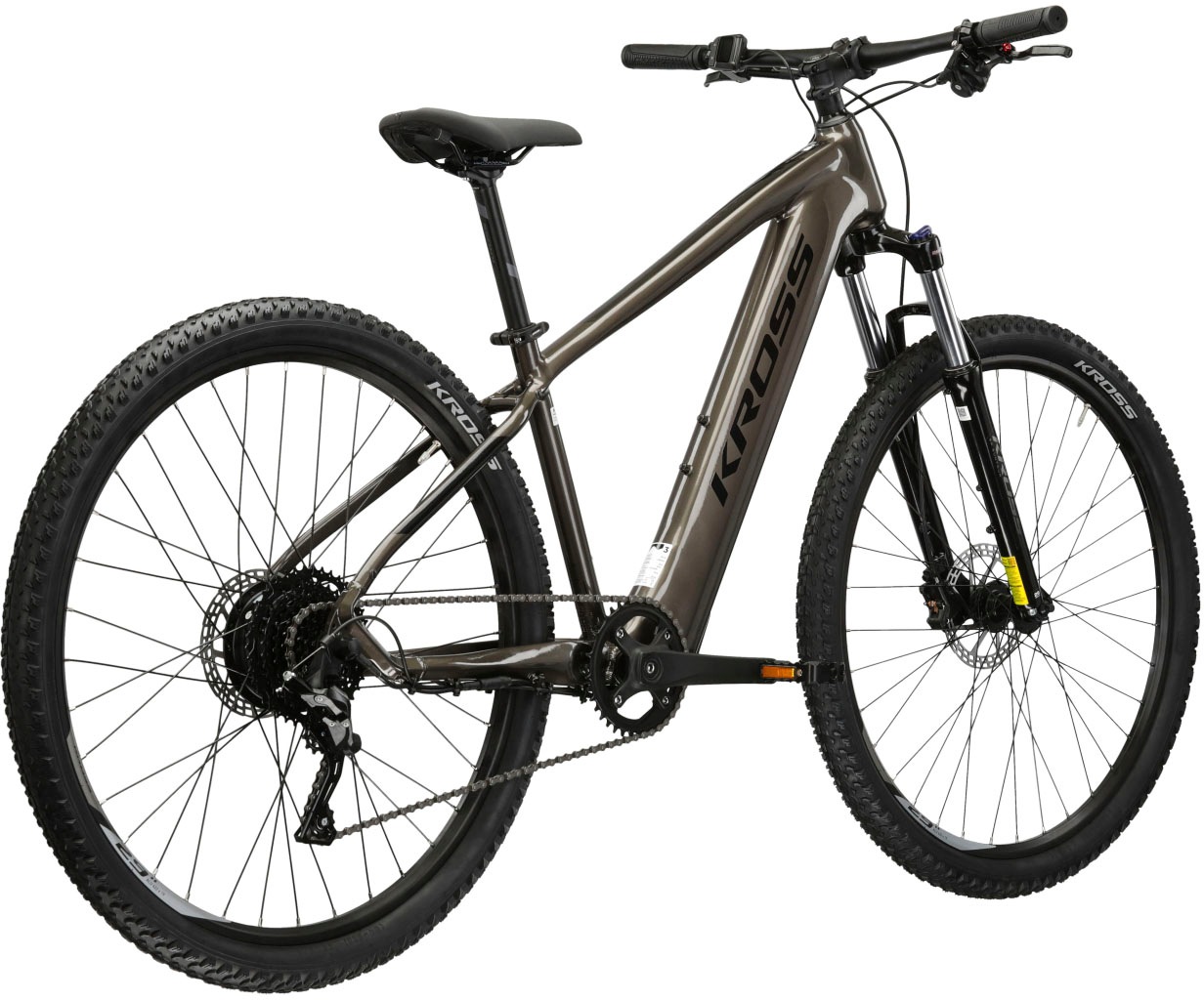 Thumbnail - Kross "KROSS E-MTB Hexagon Boost 2.0 29" braun" 8 Gang microSHIFT ACOLYTE M5180M Schaltwerk Kettenschaltung Heckmotor 25...