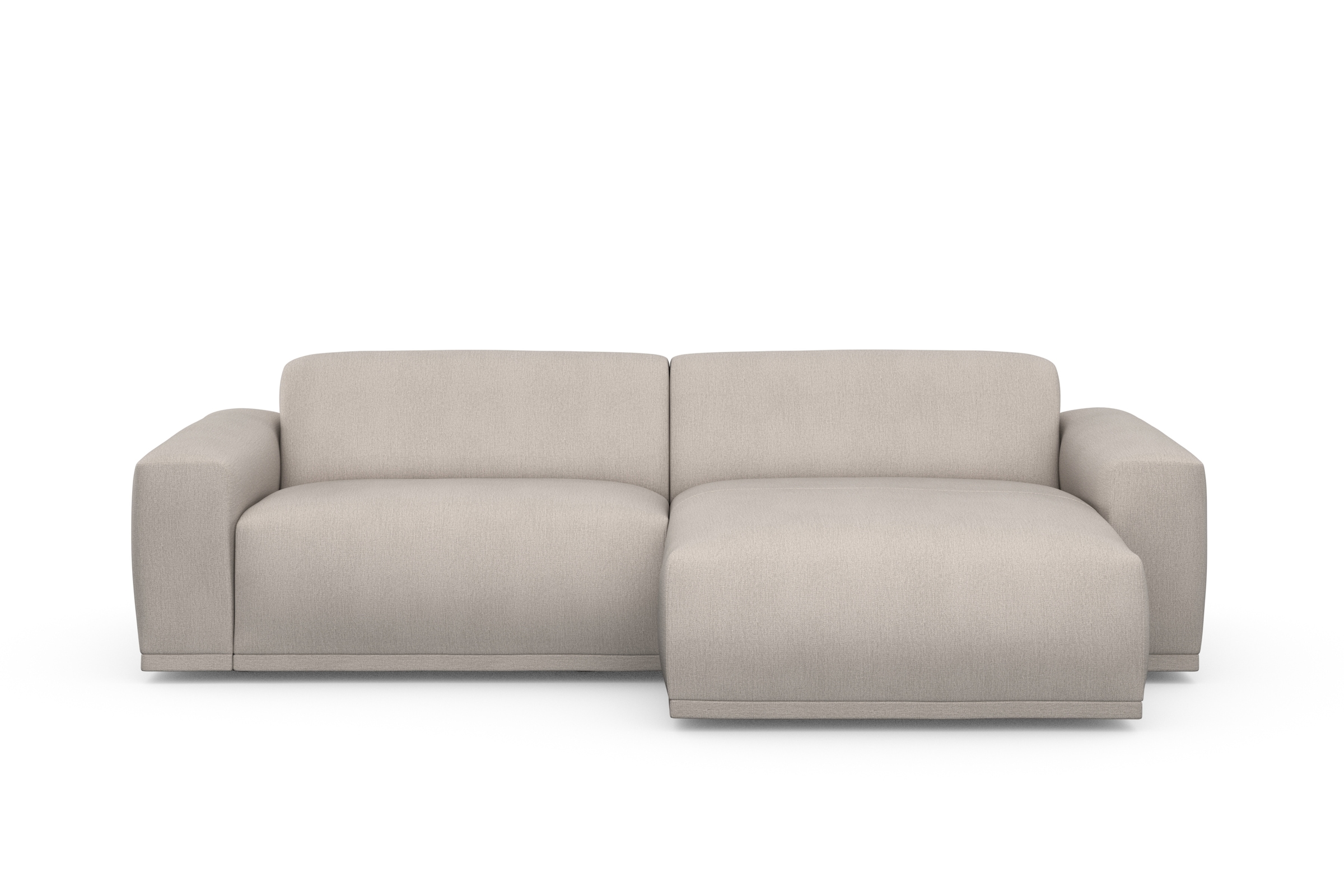 TRENDMANUFAKTUR Ecksofa »Braga, mit hochwertigem Kaltschaum, L-Form, in Cord erhältlich«, (2 St.), modernes Sofa, Couch mit hohem Sitzkomfort, 255/72/160 cm (B/H/T)