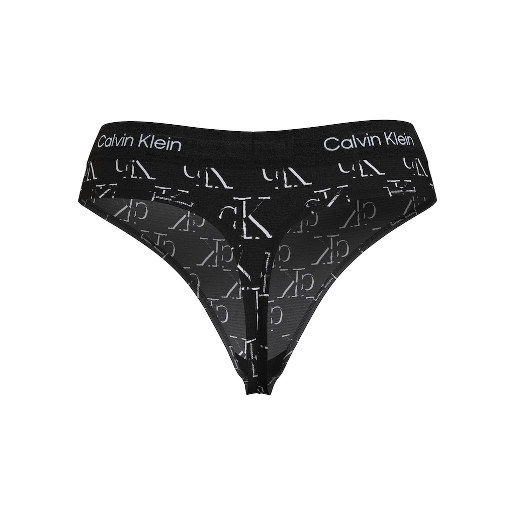 Calvin Klein Underwear T-String »MODERN THONG«, mit klassischem Logobund