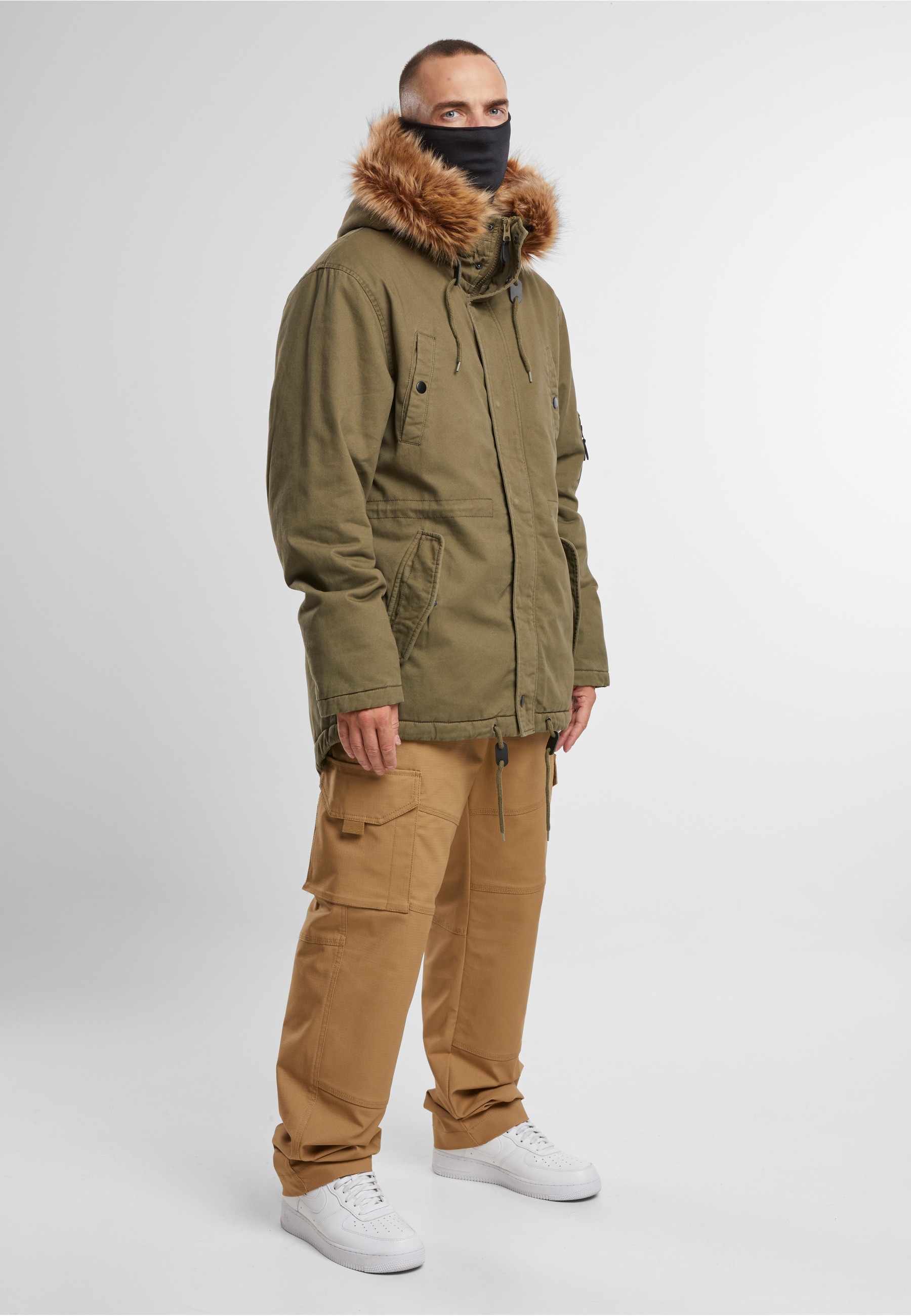 Brandit Parka »Brandit Brandit Men Fish Tail Parka« 1 Stk. tlg. mit Kapuze