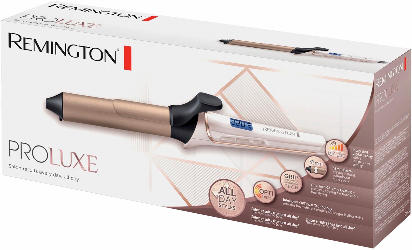 Black Friday Remington Lockenstab »PROluxe | GripTech-Keramik-Beschichtung, OPTIheat-Technologie CI9132«, BAUR