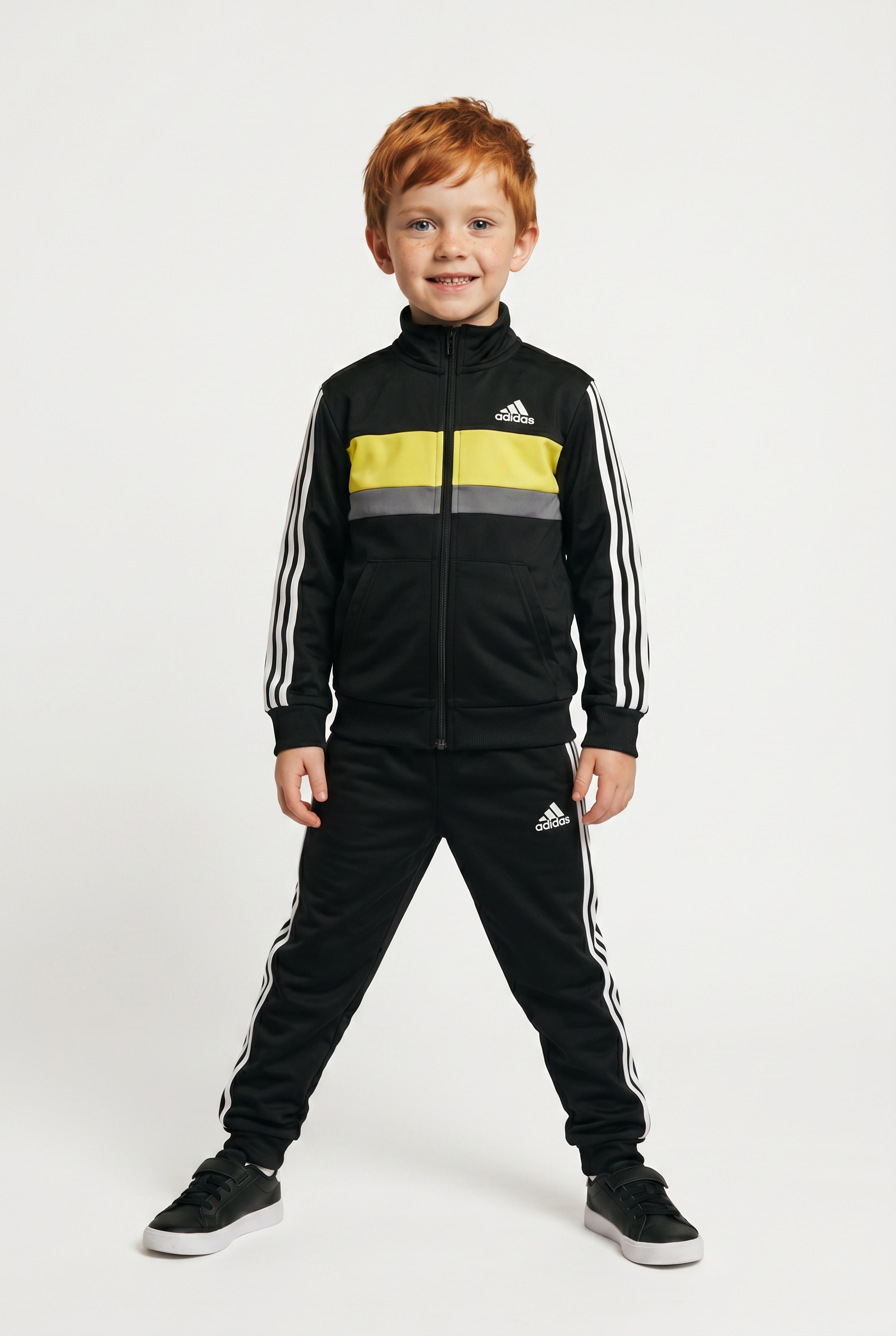 adidas Sportswear Trainingsanzug "SEASONAL ESSENTIALS TIBERIO 3-STREIFEN TRICOT KIDS" 2
