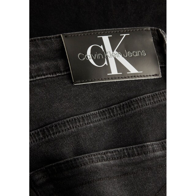 Calvin Klein Jeans Slim-fit-Jeans »SLIM«, mit Calvin Klein Leder-Badge ▷  bestellen | BAUR