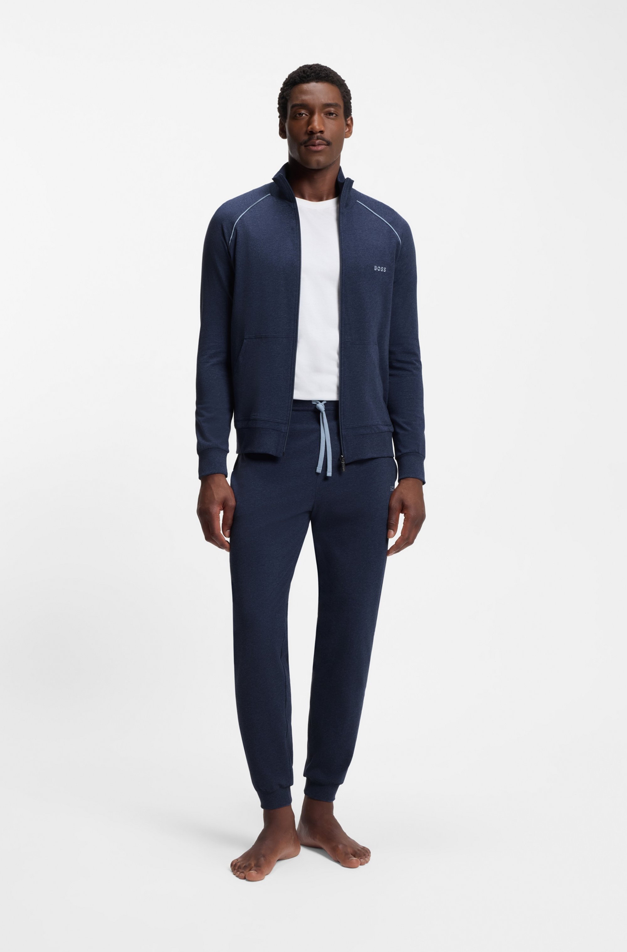 Thumbnail - BOSS Sweatjacke "Mix&Match Jacket Z" mit Kängurutasche