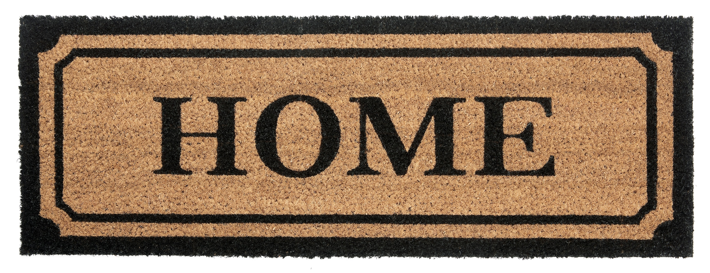 HANSE Home Fußmatte "Mix Mats Kokos Wide Home Border, Türmatte" rechteckig günstig online kaufen