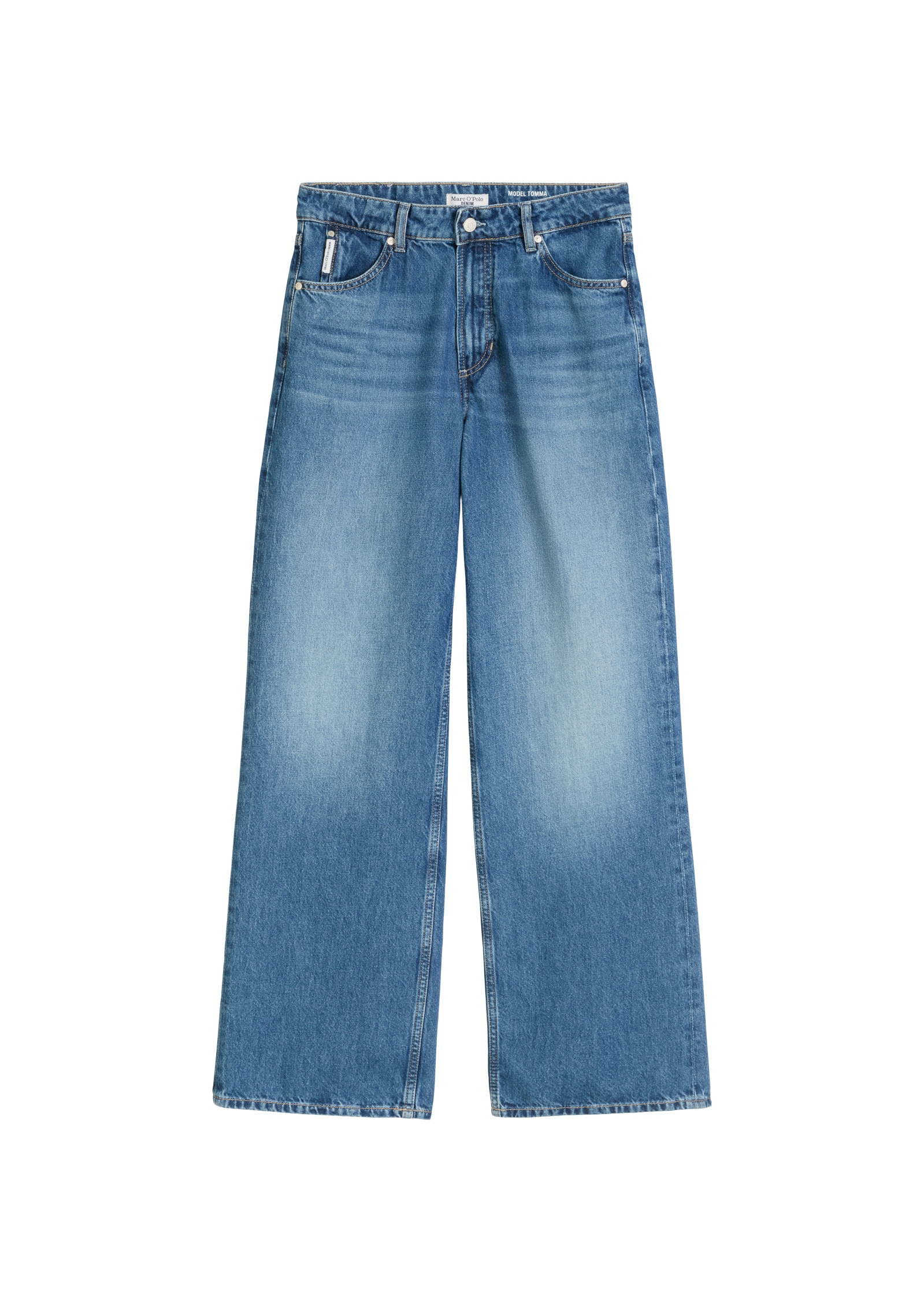 Marc O'Polo DENIM Weite Jeans »aus leichter Bio-Baumwoll-Qualität«