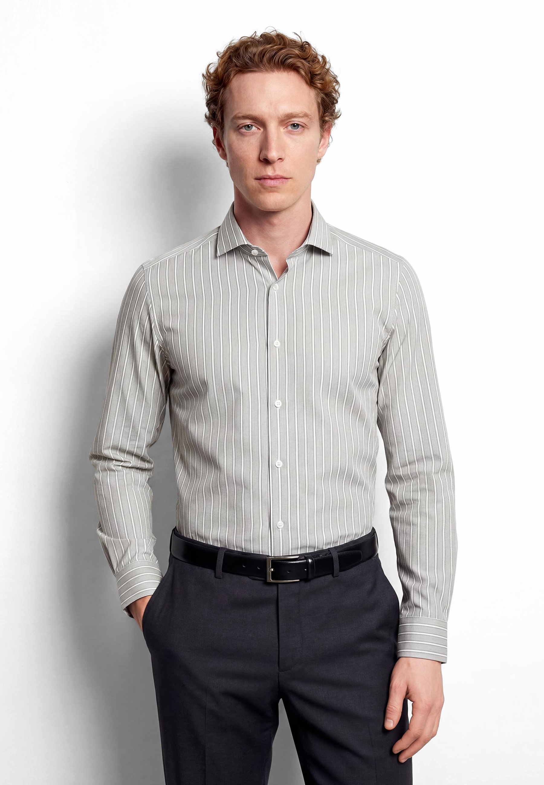OLYMP Businesshemd "OLYMP Level Five, Body Fit, Royal Kent"