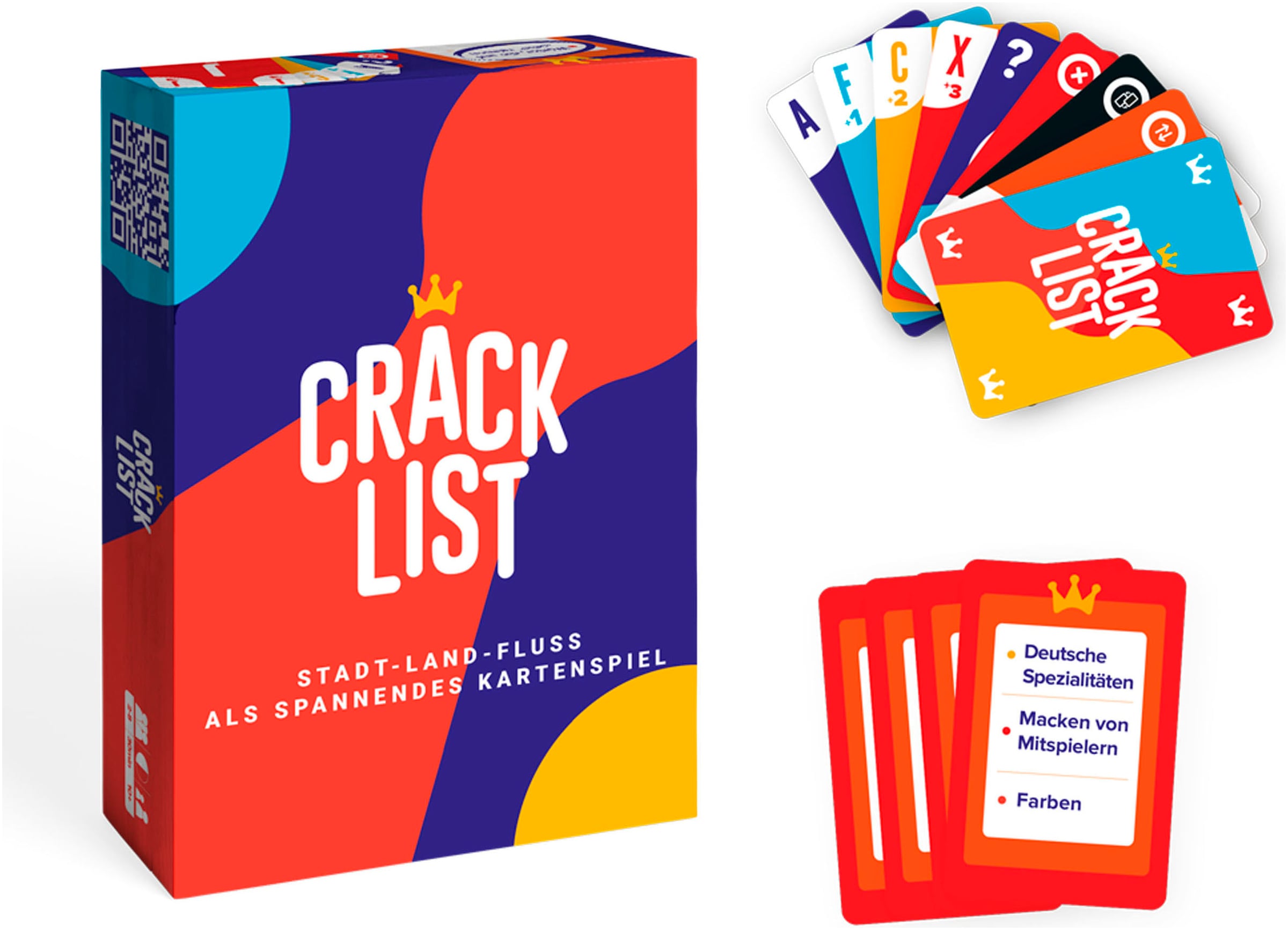 Spiel »Crack List«, Made in Europe