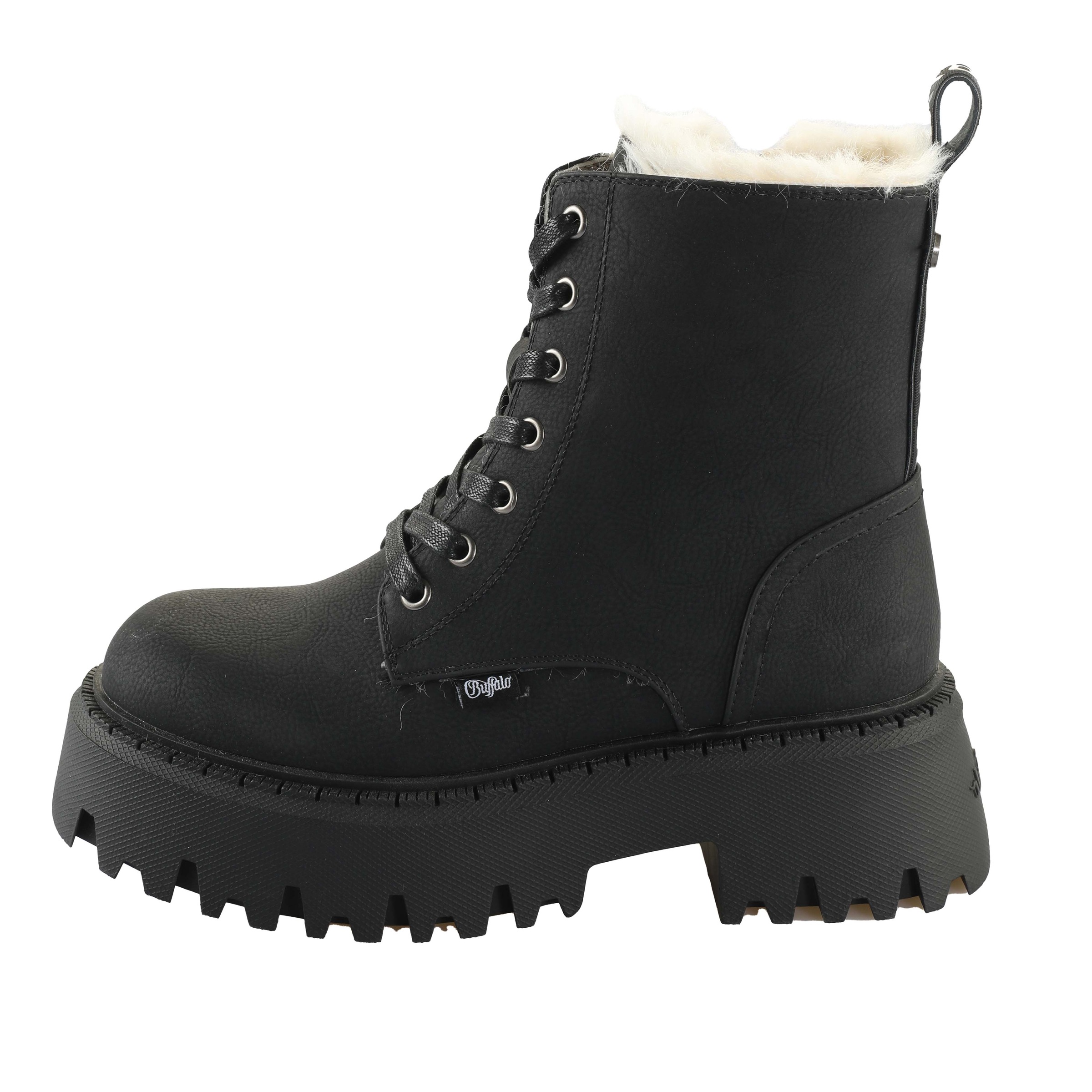 Buffalo Schnürboots »ASPEN LACE UP WARM VEGAN«, Winterboots, Stiefelette, Plateausohle, mit Warmfutter