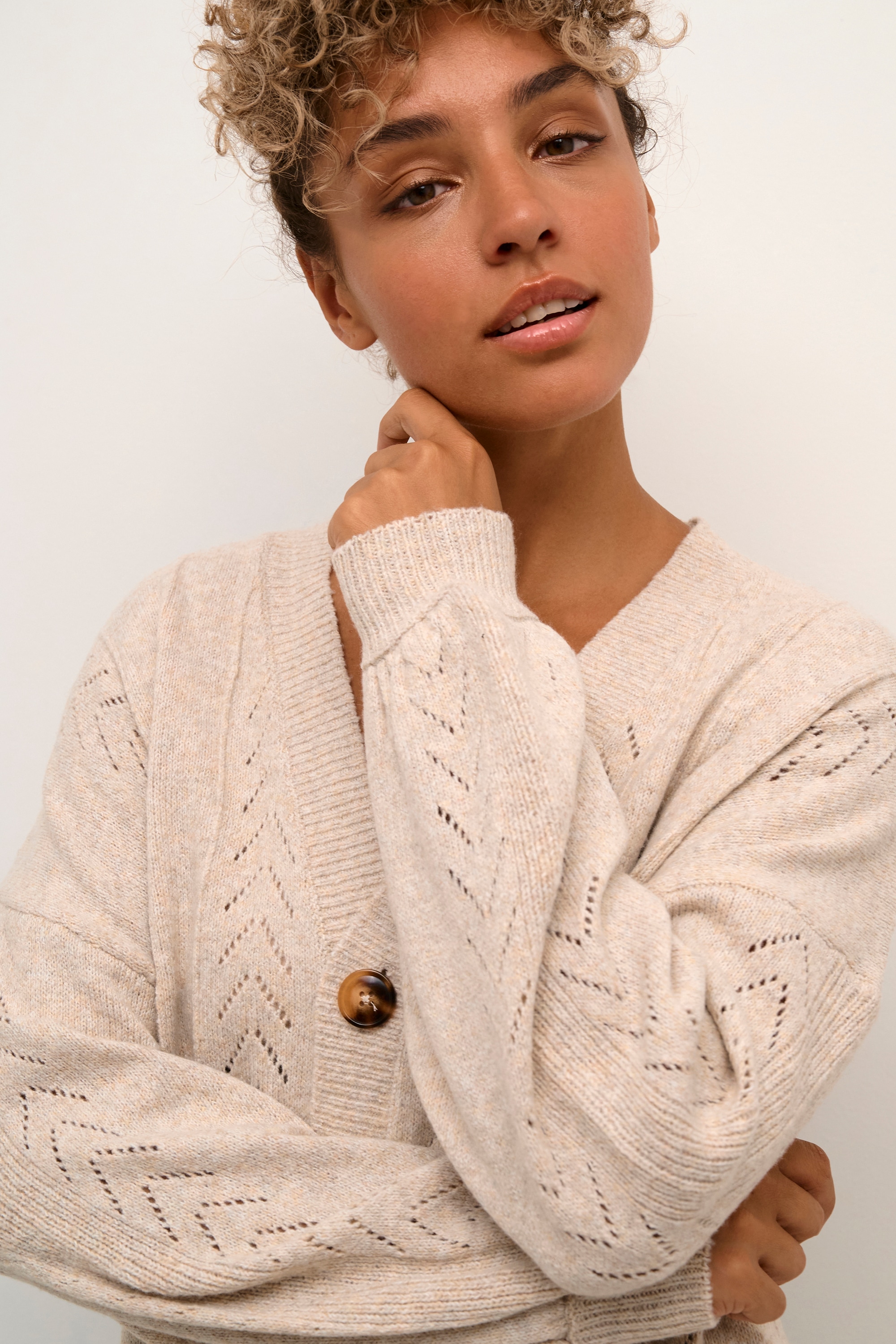 Cream Strickjacke »Damen Strickjacke CRHoliday«
