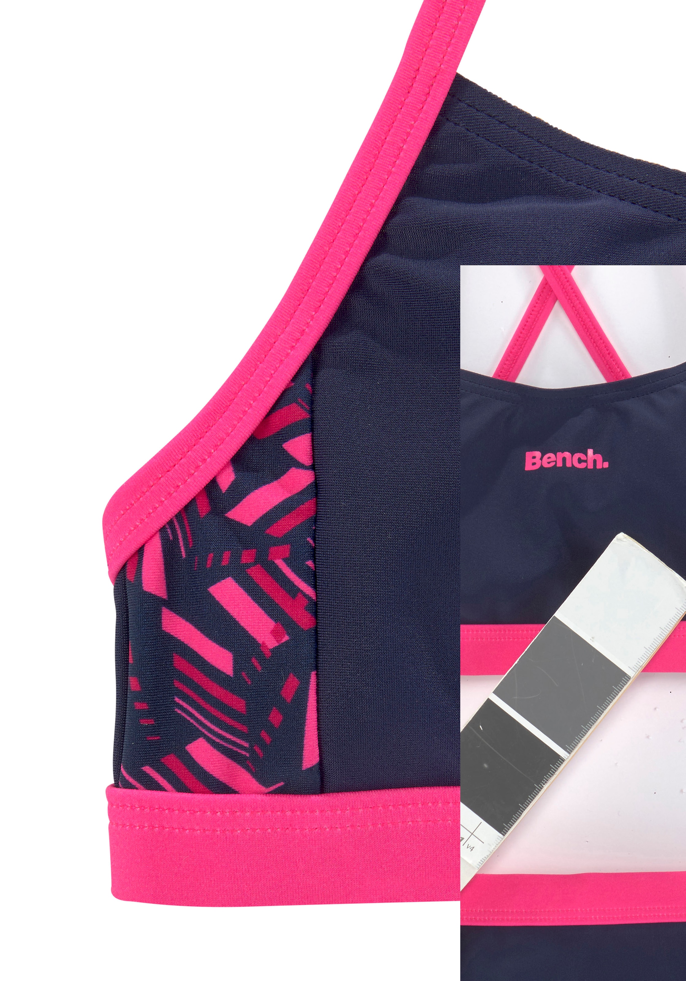 Bench. Bustier-Bikini, BAUR | geometrische online Einsätzen bedruckten mit bestellen