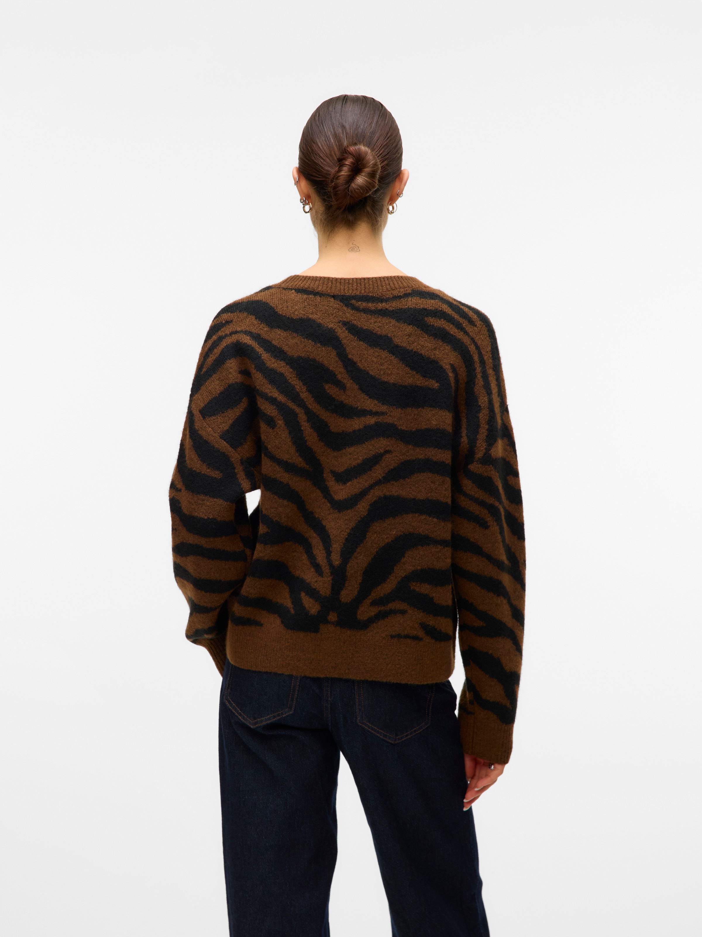 Thumbnail - Vero Moda Strickpullover "VMNEWKAI LS O-NECK PULLOVER BOO"
