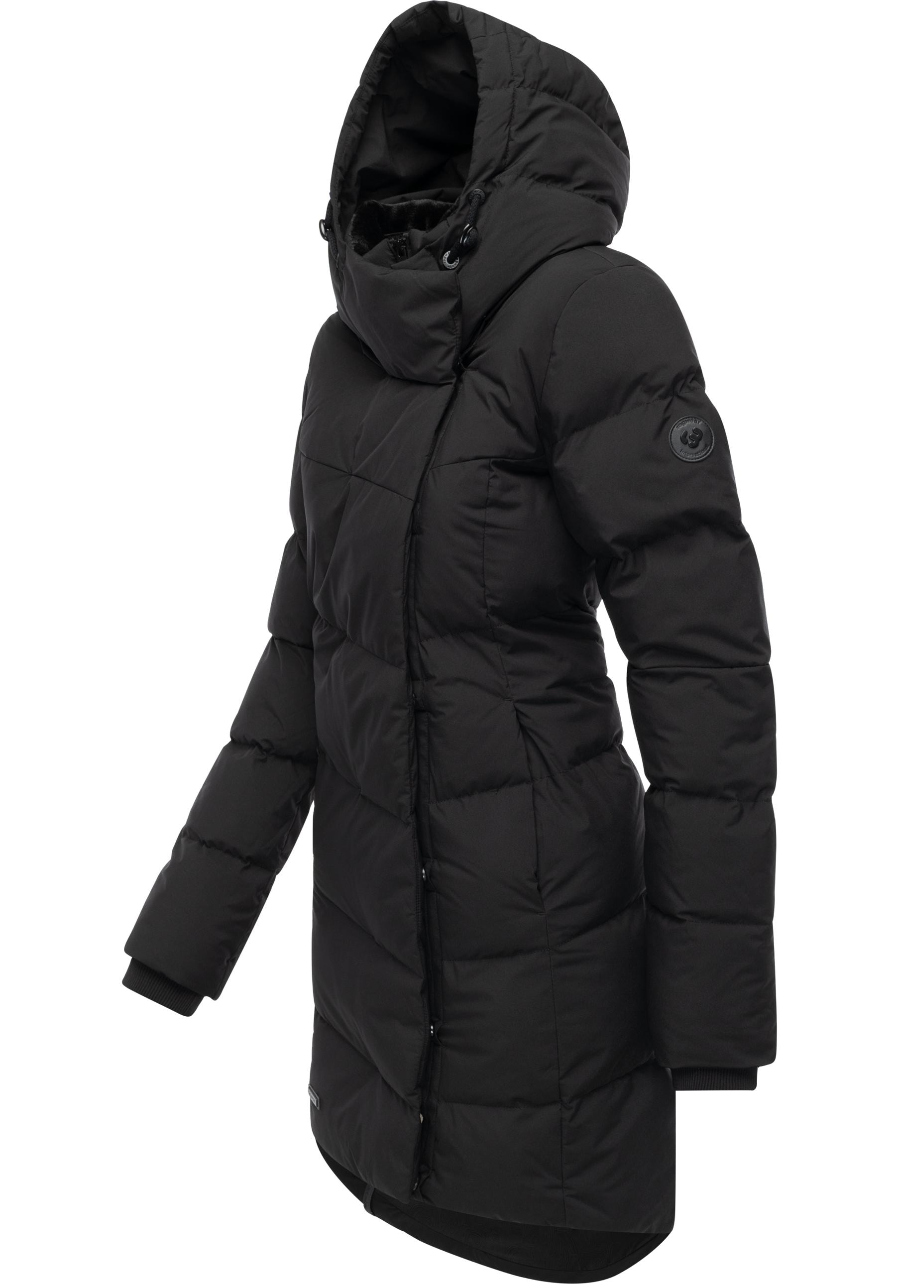Ragwear Wintermantel »Pavla Soft YOUMODO«, Wasserdichter Steppmantel mit Fleecekragen