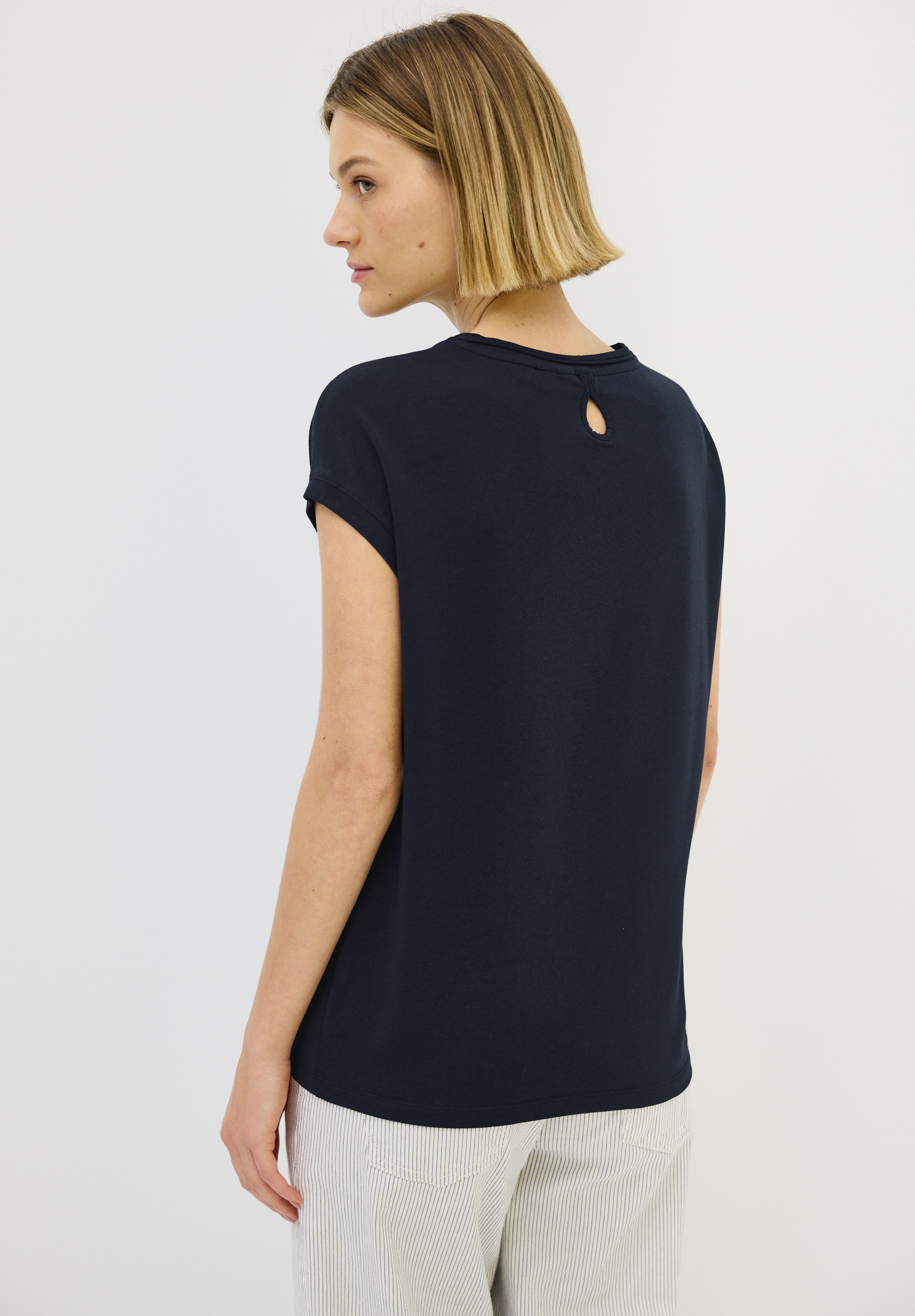 Cecil T-Shirt, aus Baumwolle mit Stretchante