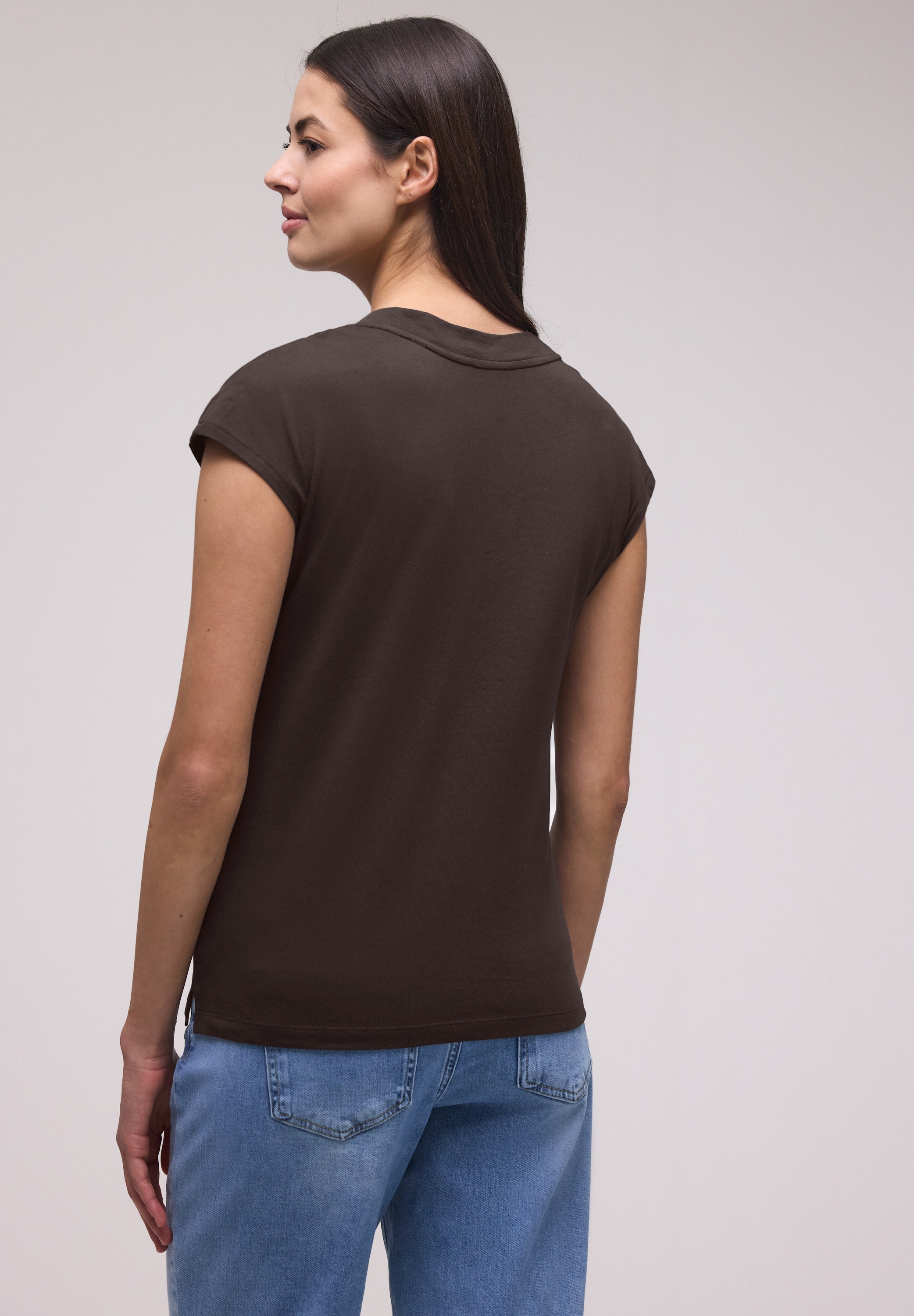 STREET ONE V-Shirt mit V-Ausschnitt günstig online kaufen