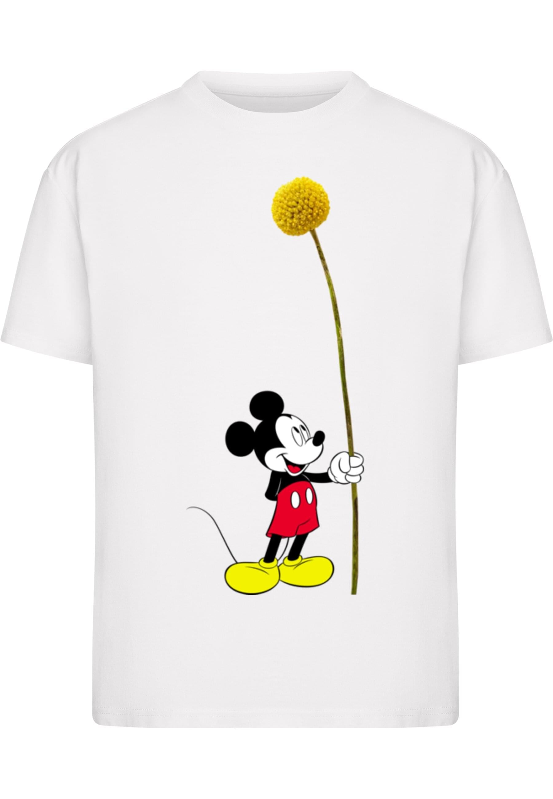 Merchcode T-Shirt "Merchcode Mickey Flower Tee" 1 Stk. tlg. günstig online kaufen