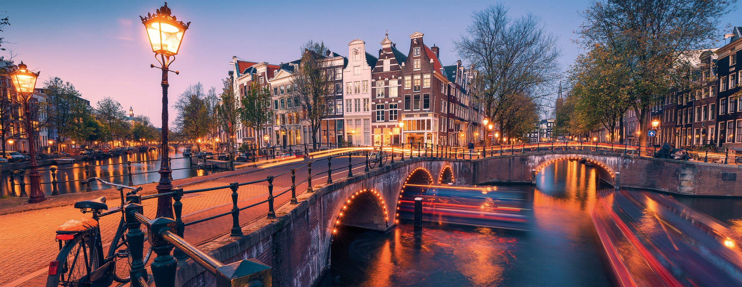 Ravensburger Puzzle »Panorama, Abend in Amsterdam«, Made in Germany
