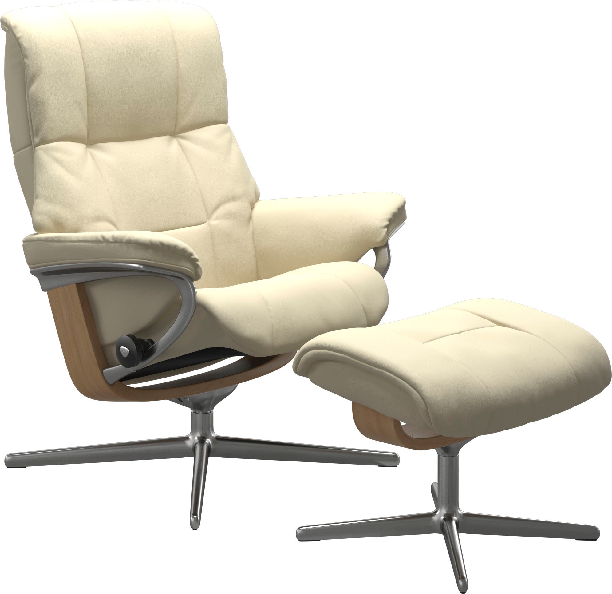 Stressless Fußhocker "Mayfair", mit Cross Base, Größe S, M & L, Holzakzent günstig online kaufen