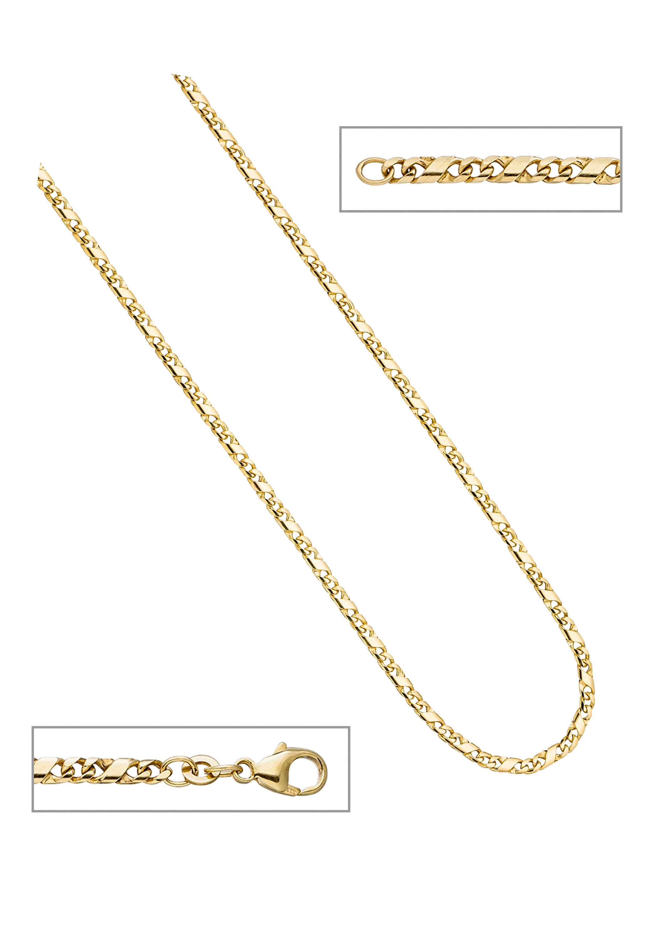 JOBO Goldkette »Dollar-Kette«, 333 Gold 45 cm 3,2 mm