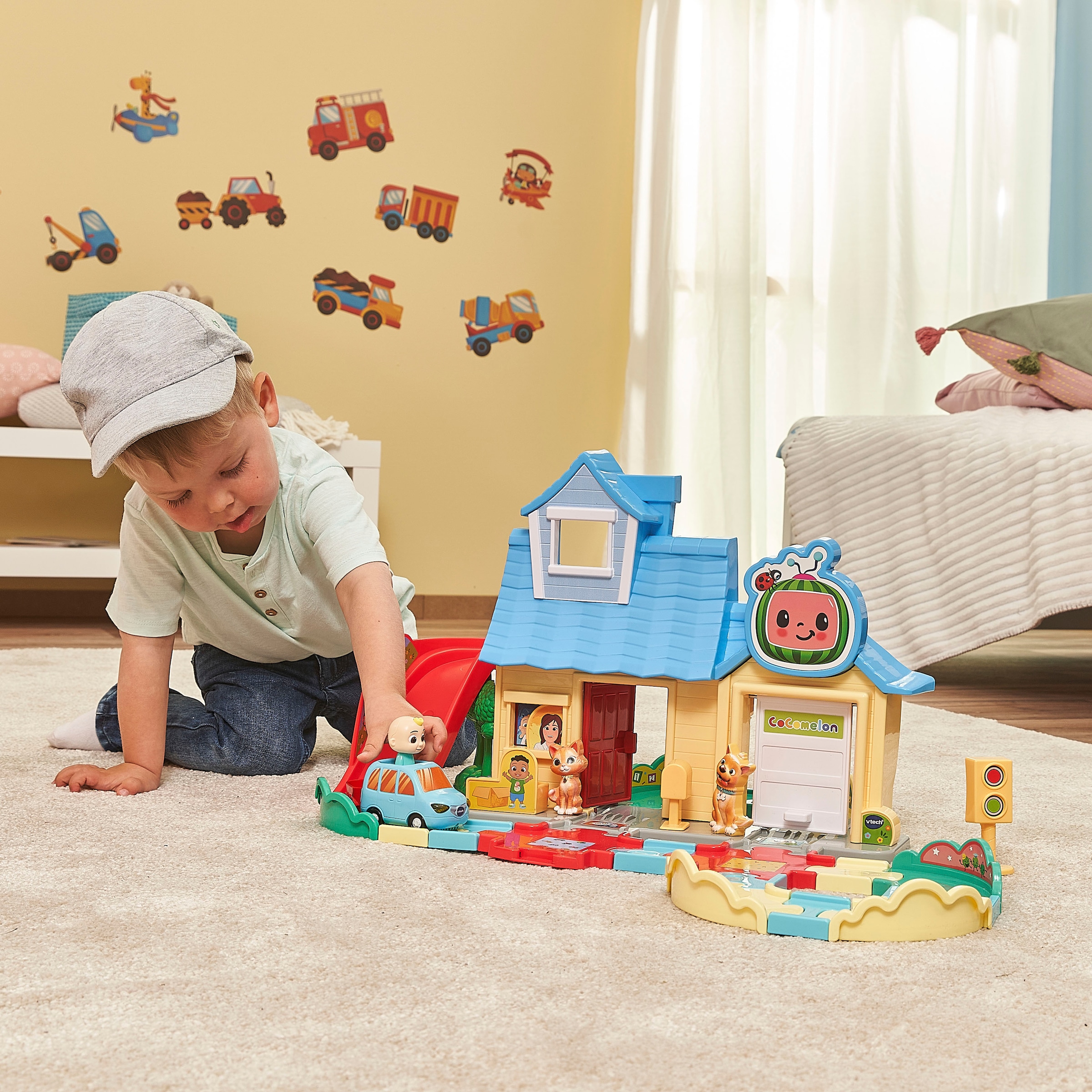 Vtech® Spielwelt »Tut Tut Baby Flitzer, JJs Spielhaus Schienenset«